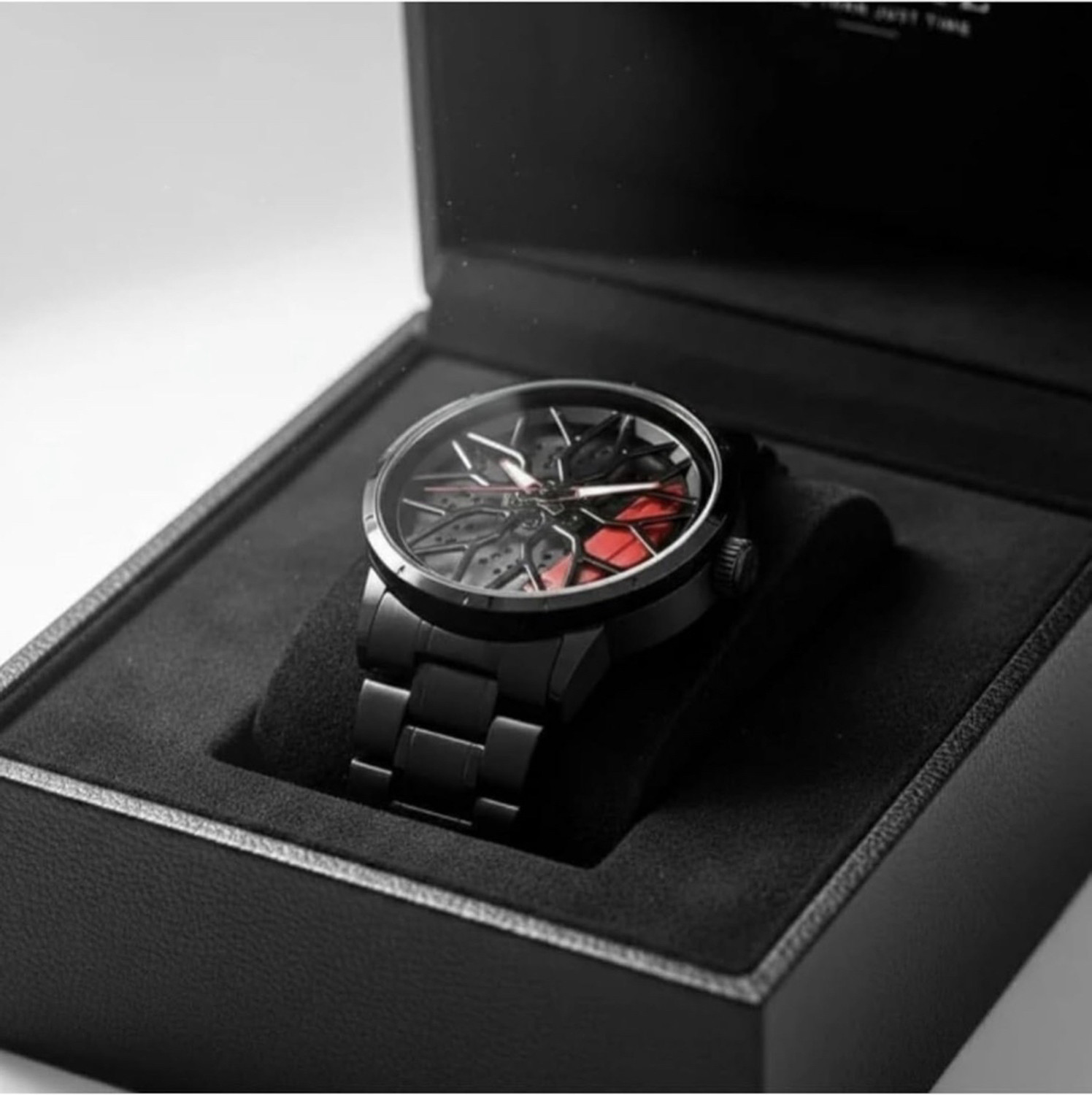 Image of Glowstation Black wheel watch Analog Watch - For Boys