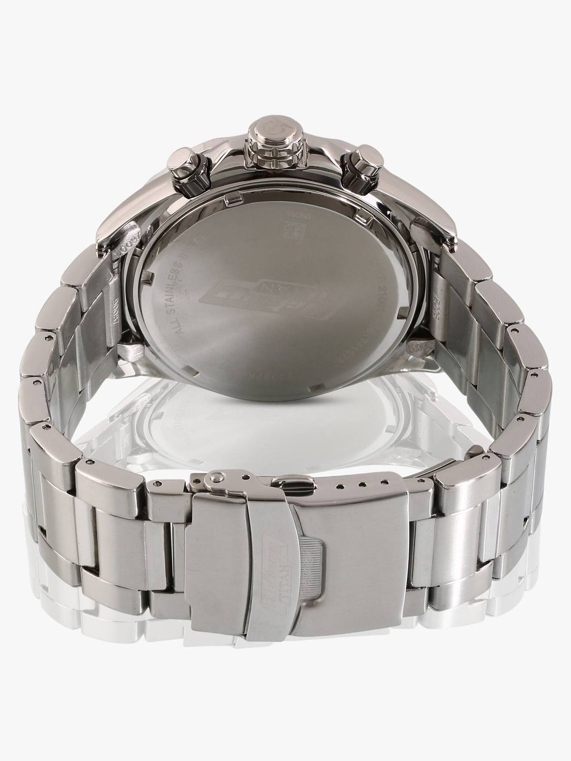 Titan Octane Chronograph Silver Dial Men's Watch - Image 5