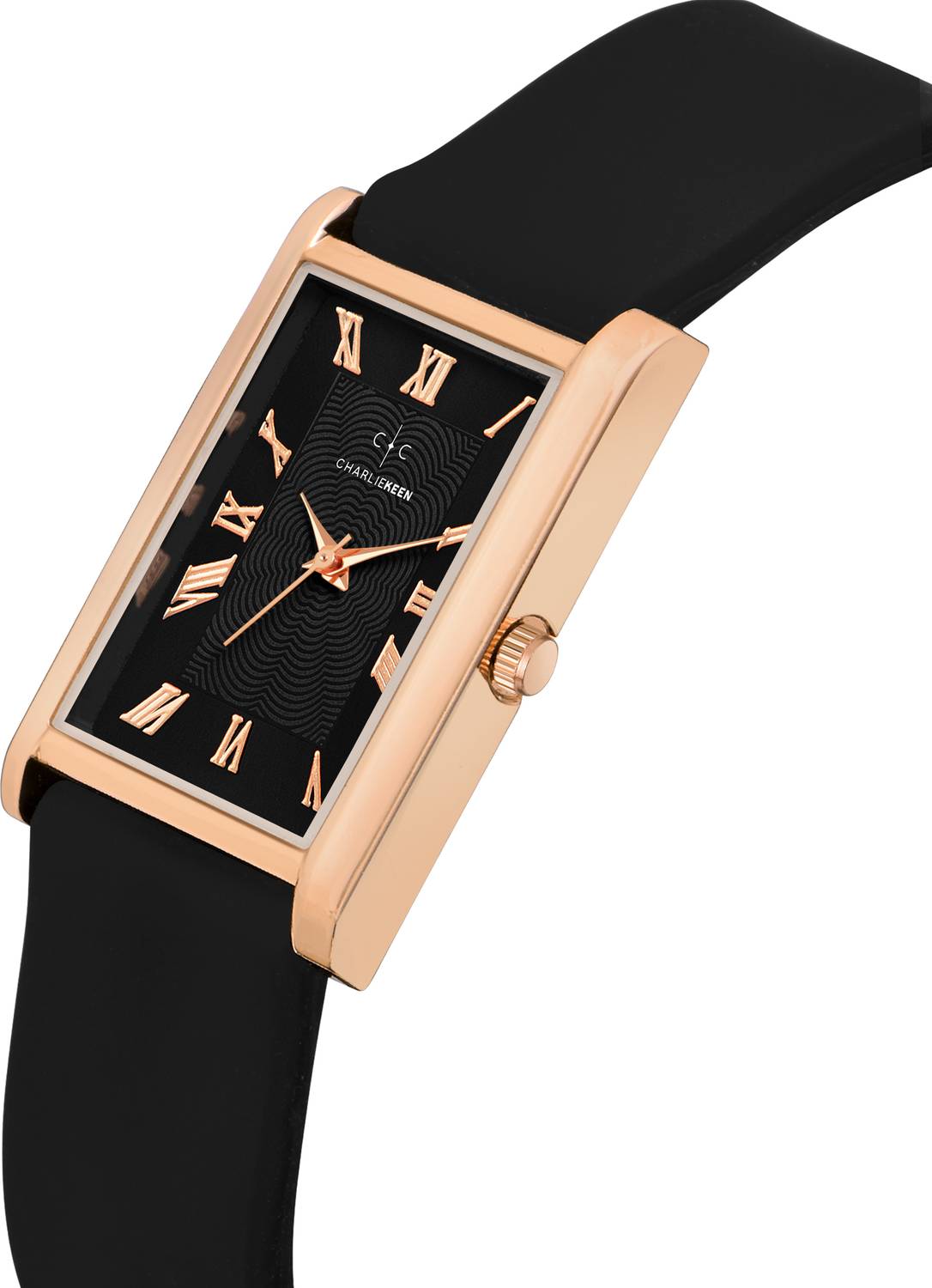 CHARLIEKEEN Rose Gold Square Dial Watch - Image 5