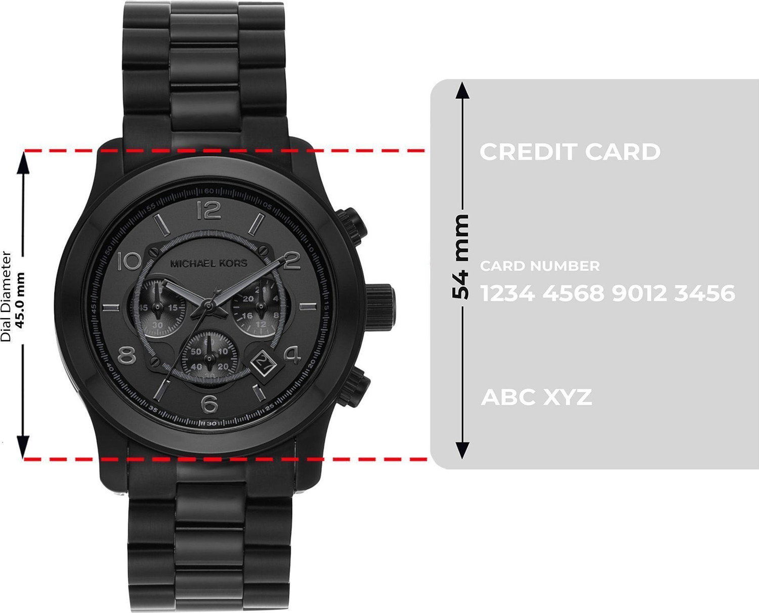 Image of MICHAEL KORS Runway Runway Analog Watch - For Men