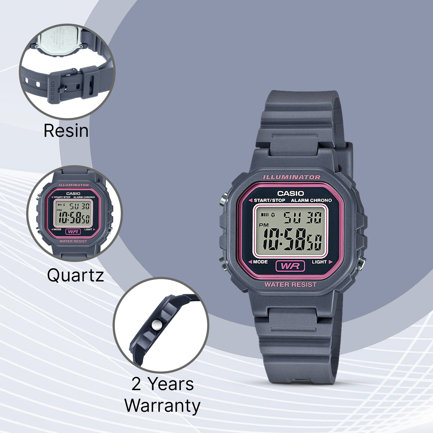 Image of CASIO LA-20WH-8ADF Youth- Digital Watch - For Boys & Girls