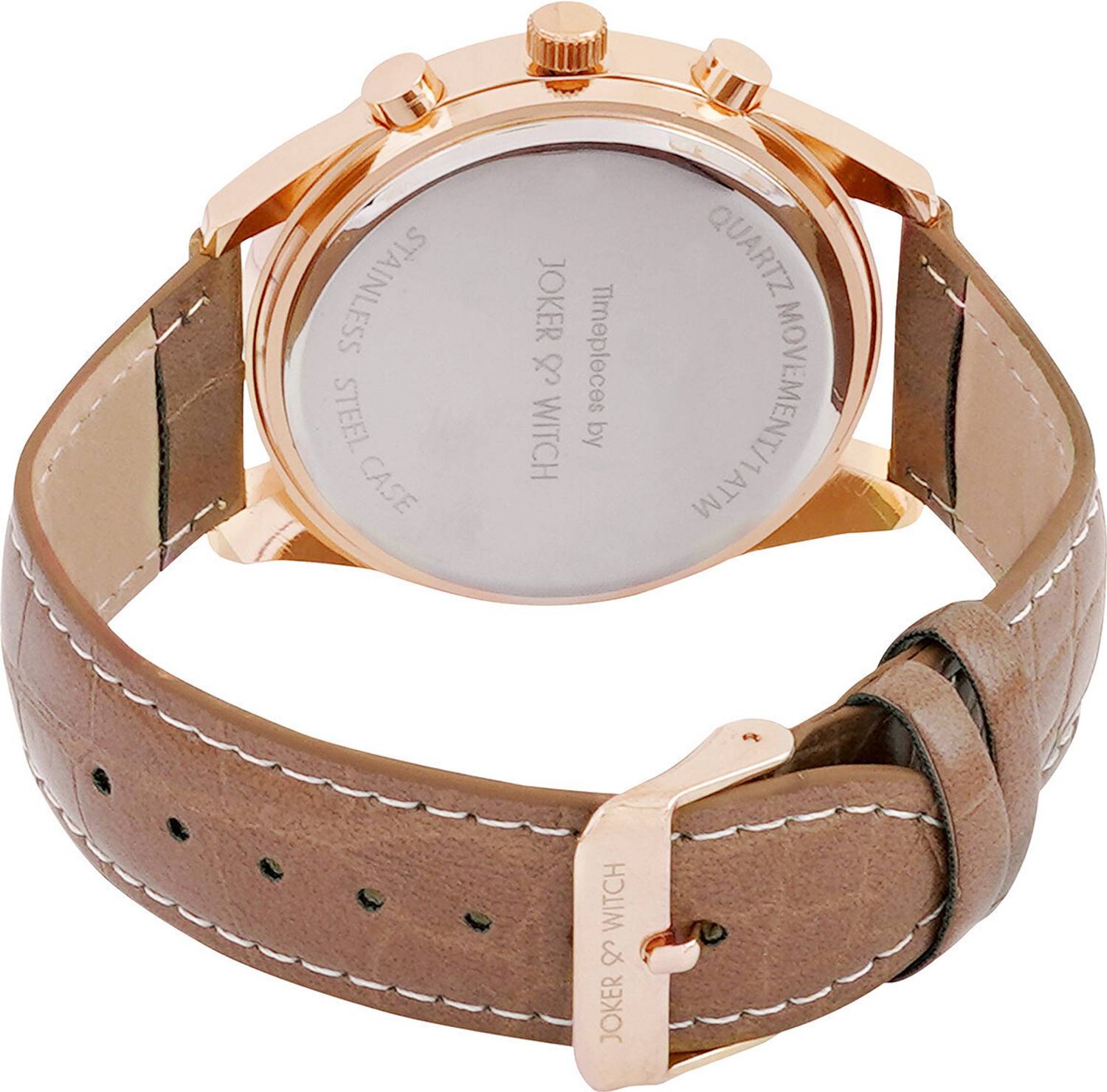 JOKERD キャメル Joker & Witch Joker & Witch Legolas 44mm Beige Dial Mink Faux