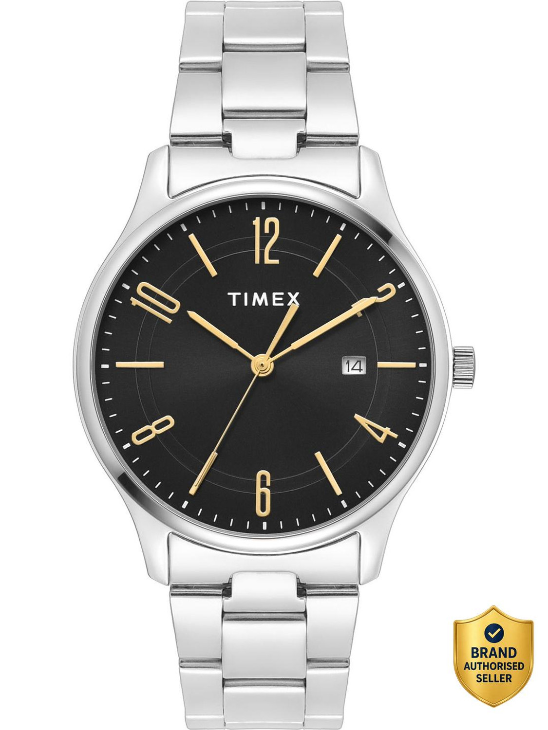 Image of TIMEX Black Date Dial Analog Watch - For Men