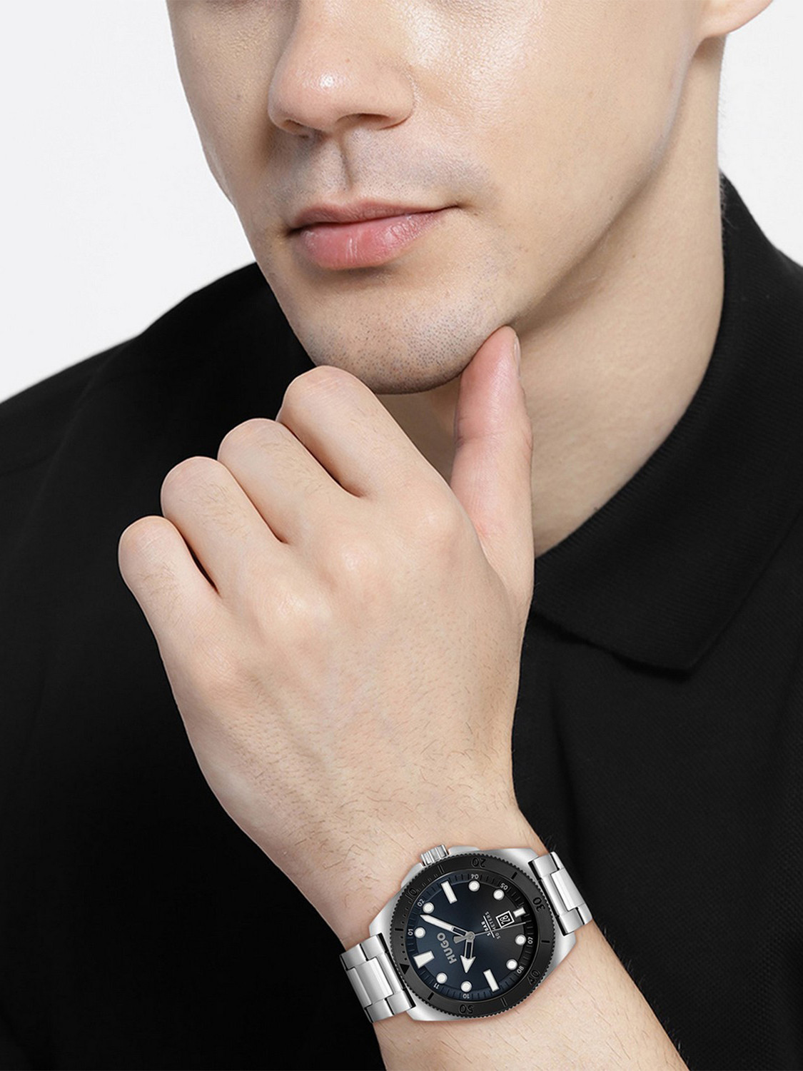 Image of Hugo Visit Visit Analog Watch - For Men