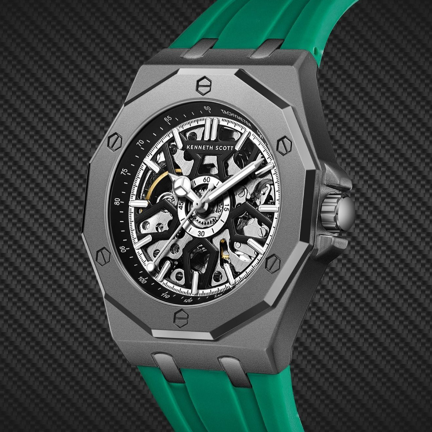 Image of Kenneth Scott Kenneth Scott Automatic Analog Watch - For Men