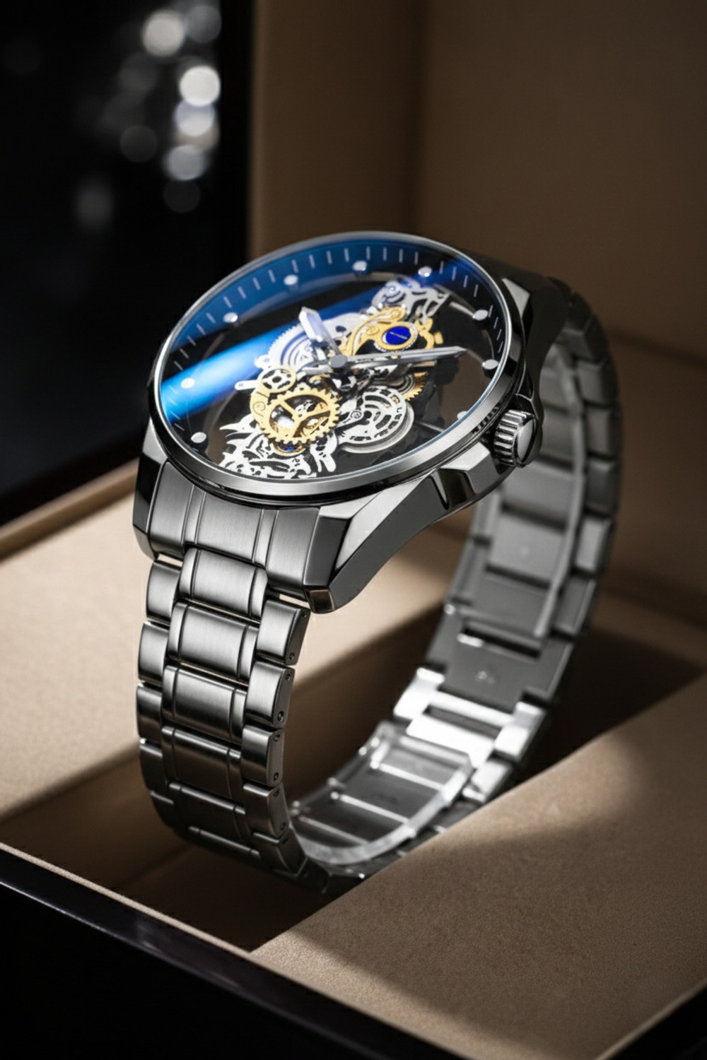 Image of YARA 655520 Analog Watch - For Men Code -VX1 Trend Skeleton