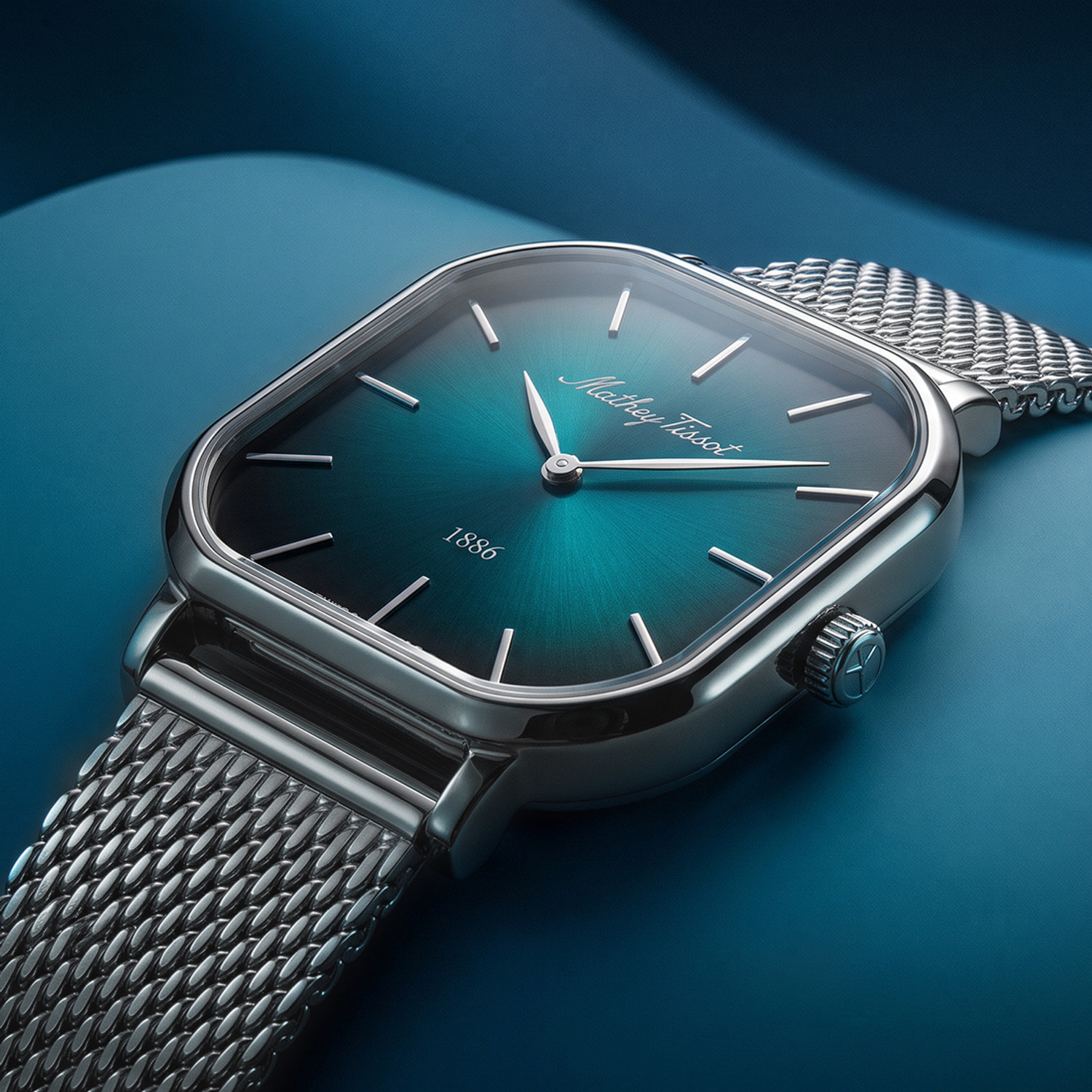Image of Mathey-Tissot H7917AV Swiss Made Classic Green Dial Analog Watch - For Men