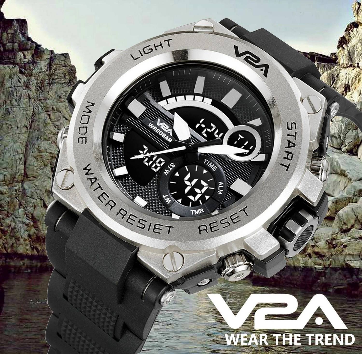 V2A Analog-Digital Watch for Men - Image 4