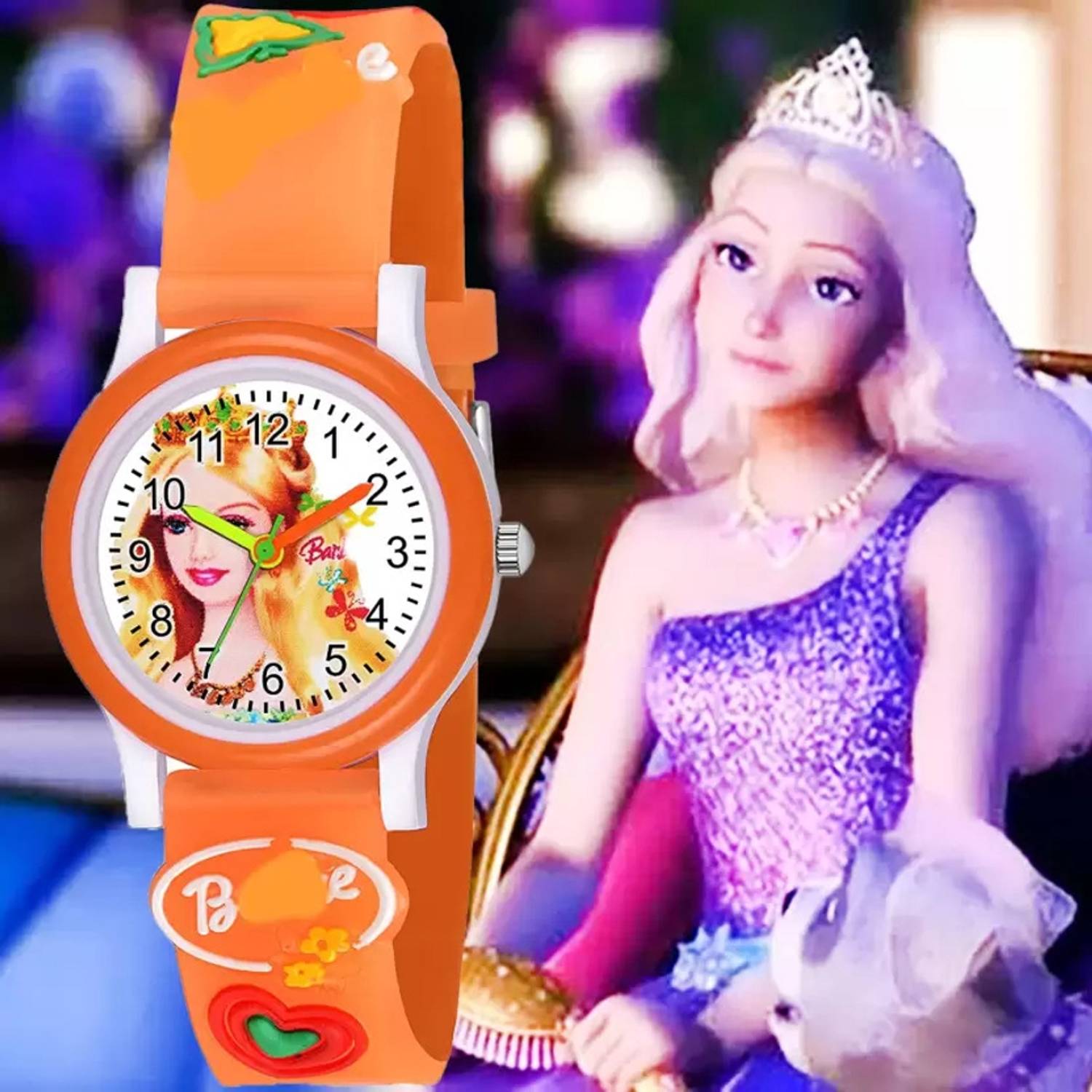 blutech Barby_Watch Beautiful Children's Baby Design Cartoon Character New Kids Generation Stylish Analog Watch - For Girls