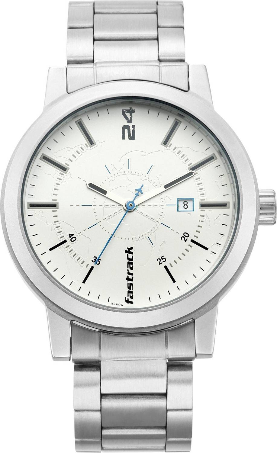 Fastrack Tripster Analog Watch - White Dial, Silver Strap - Image 2