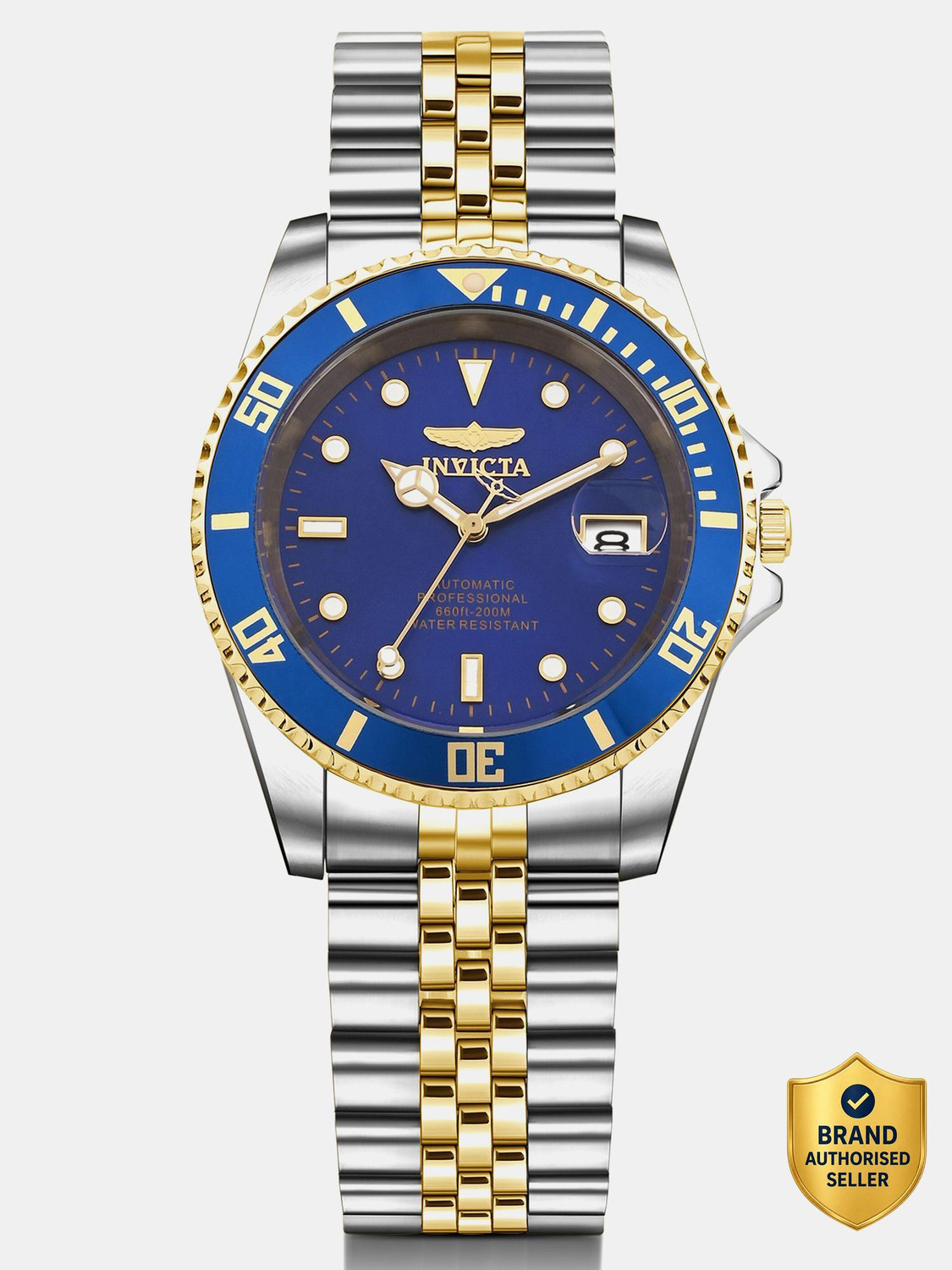 Image of INVICTA 29182 Pro Diver Automatic Blue Dial Analog Watch - For Men