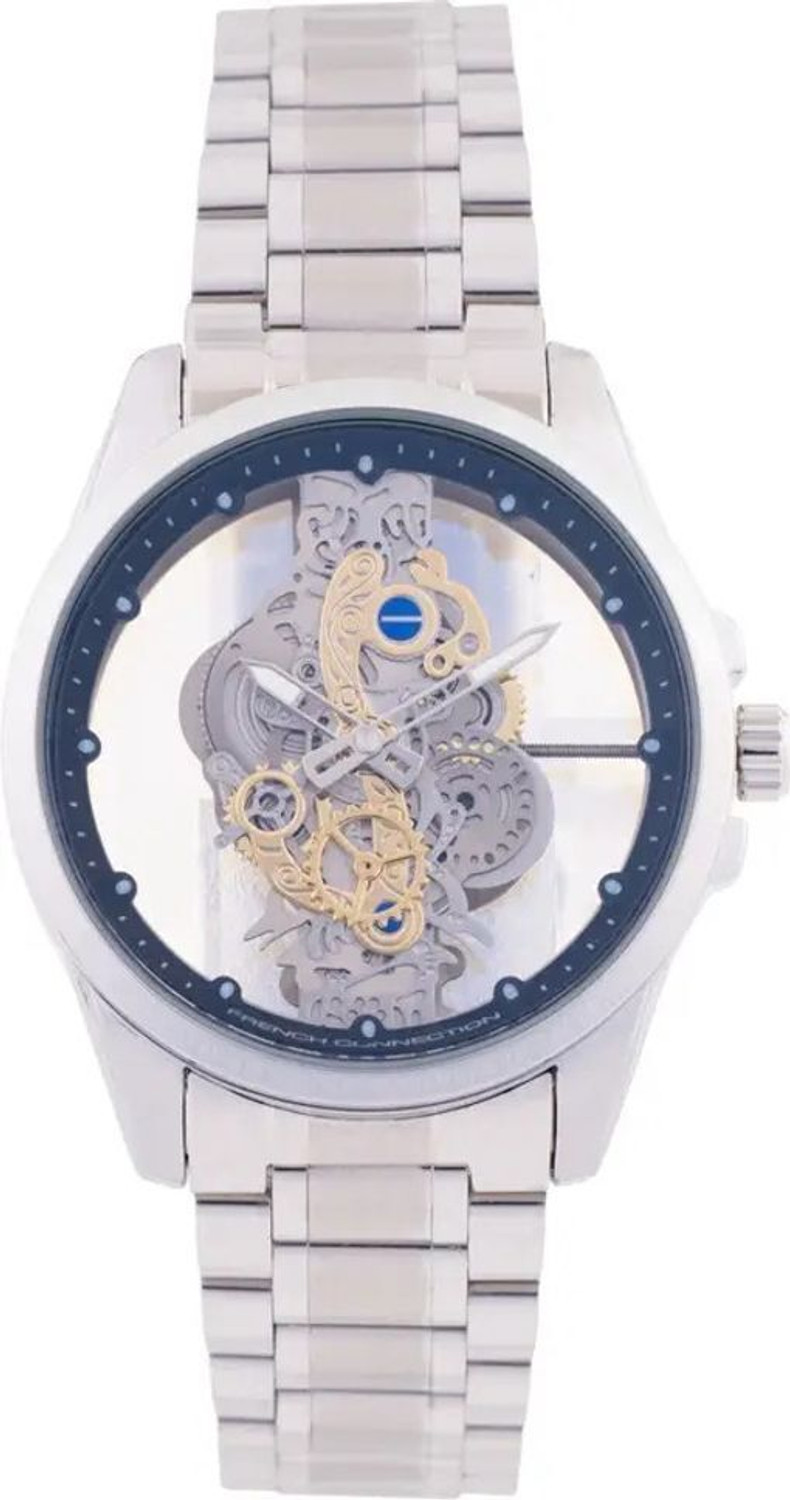 Image of Vondex skeleton round VONDEX analog watch for men. Analog Watch - For Men