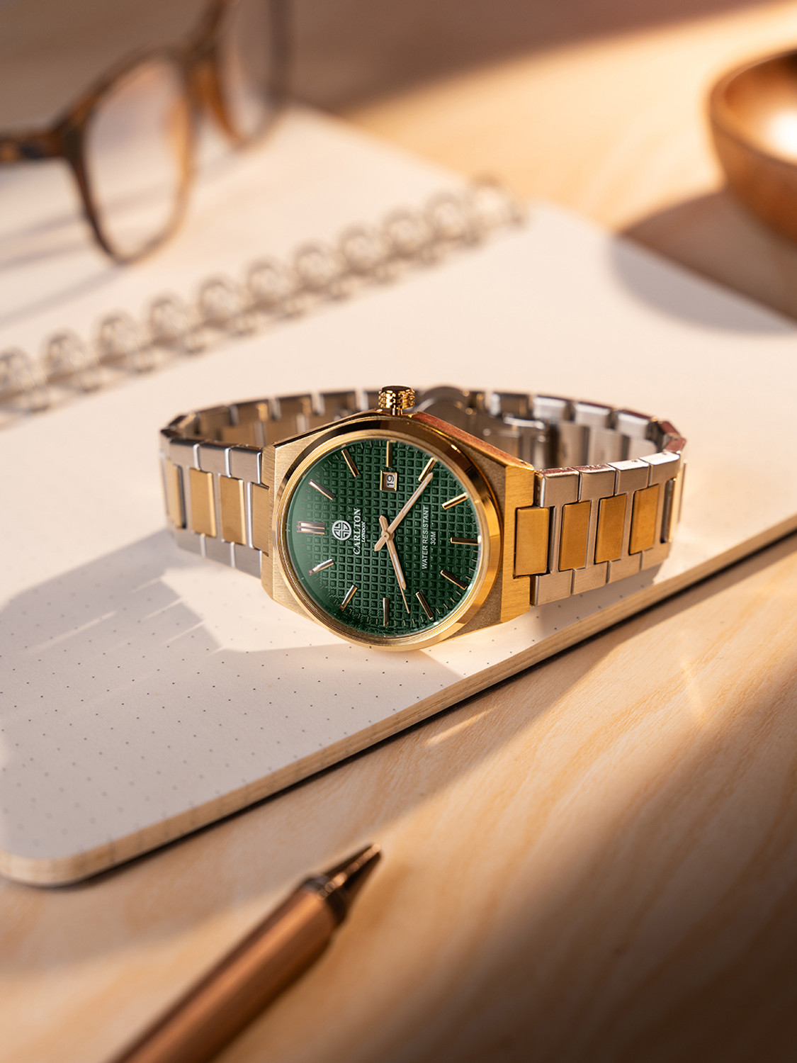 Image of CARLTON LONDON CLMWT-02 Alfred Analog Watch - For Men