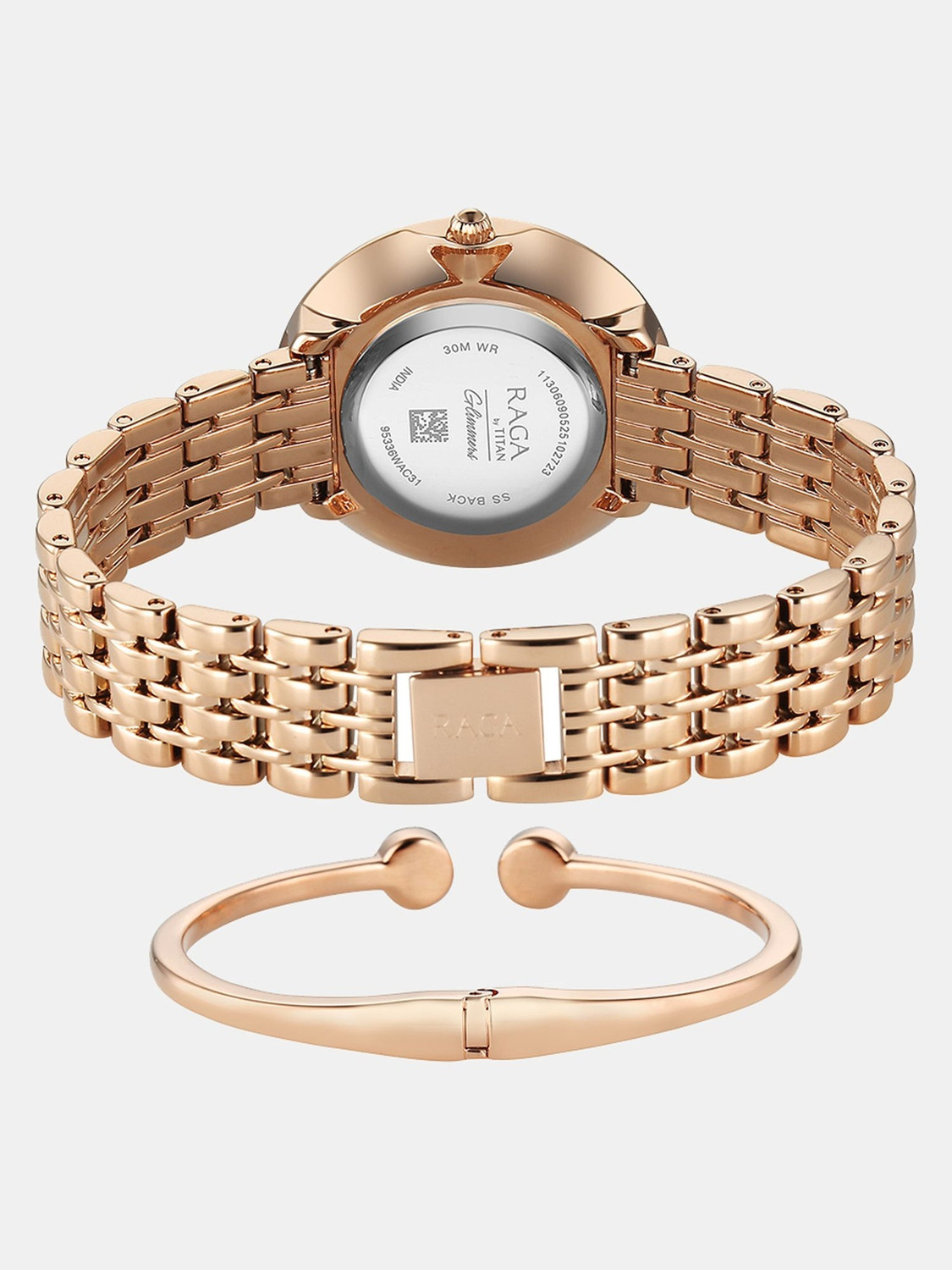 Image of Titan Glimmers Titan Raga Glimmers Quartz White Round Dial Women's Watch / Analog Watch - For Women