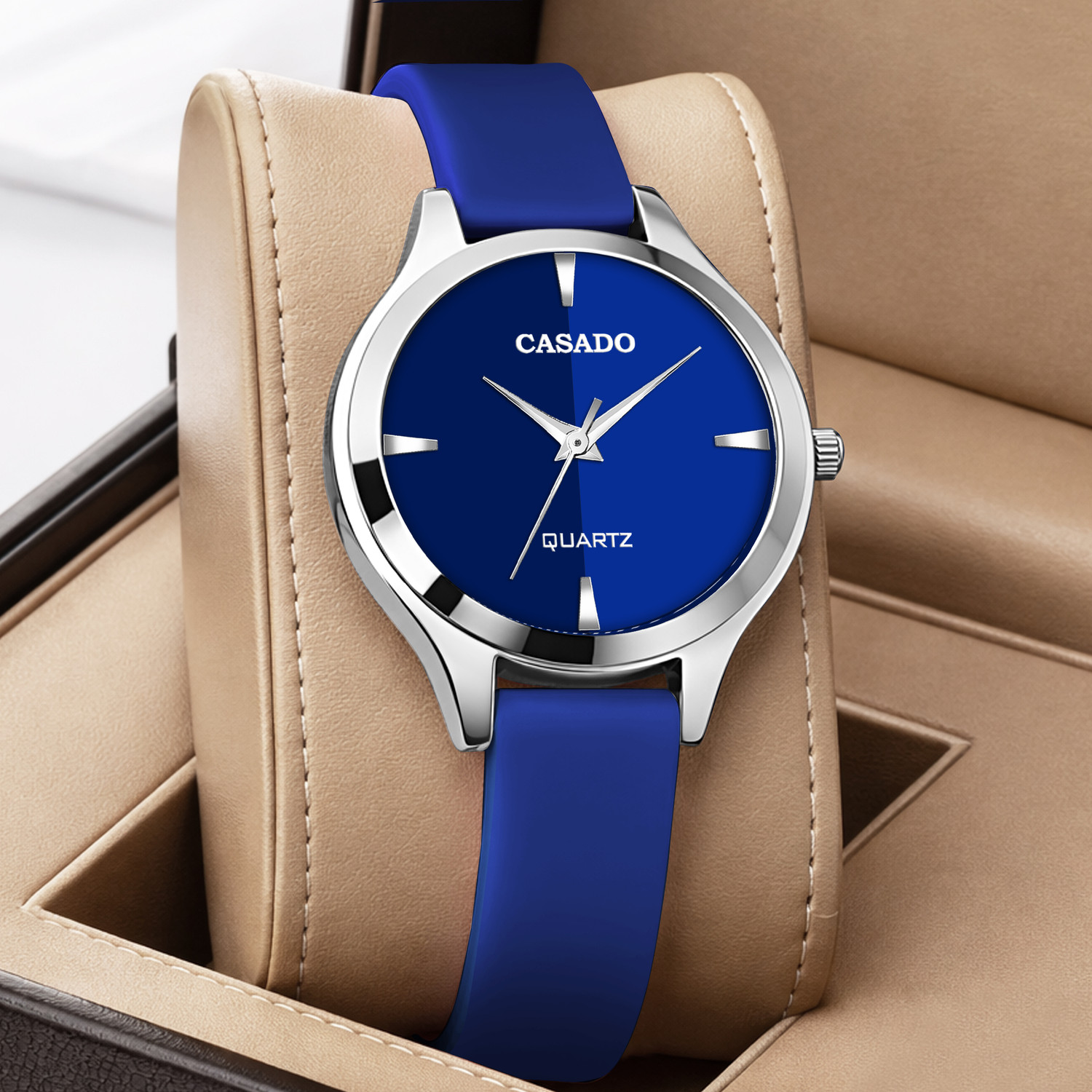 Image of Casado Pop Colours Girls Series | Soft Silicon Strap | 3D Cut Glass | 1 Year Warranty Pop Colours Girls Series | Soft Silicon Strap | 3D Cut Glass | 1 Year Warranty Analog Watch - For Women