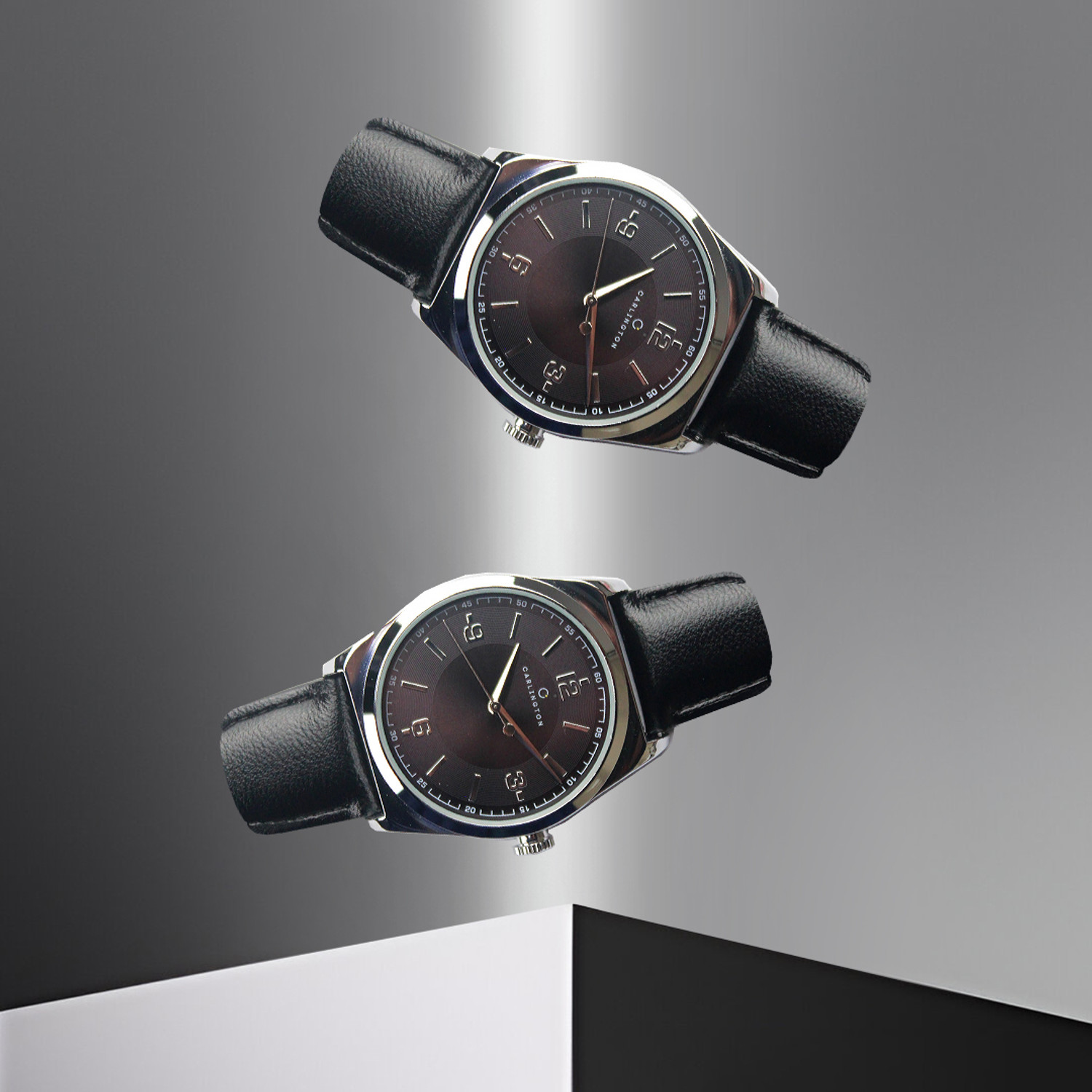 Image of Carlington CT 1072 Black Carlington Aristocrat Series Premium Gents Wrist Watches Analog Watch - For Men
