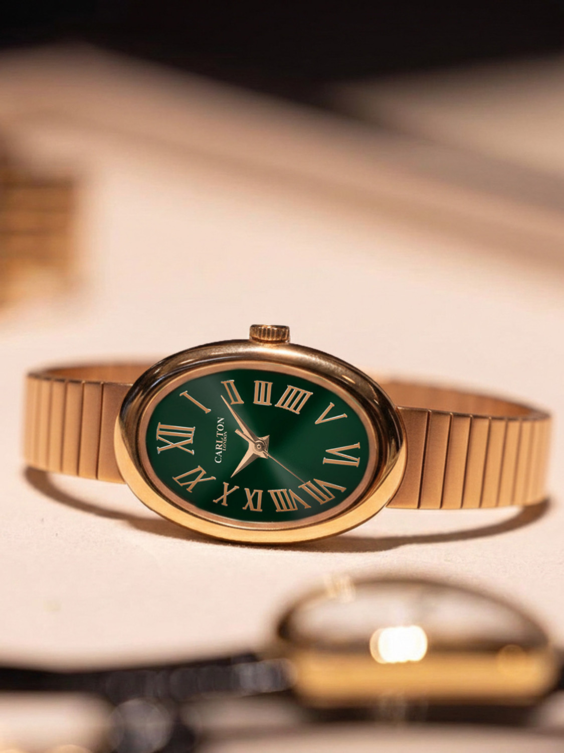 Image of CARLTON LONDON CL-DA-GRN Daphne Analog Watch - For Women