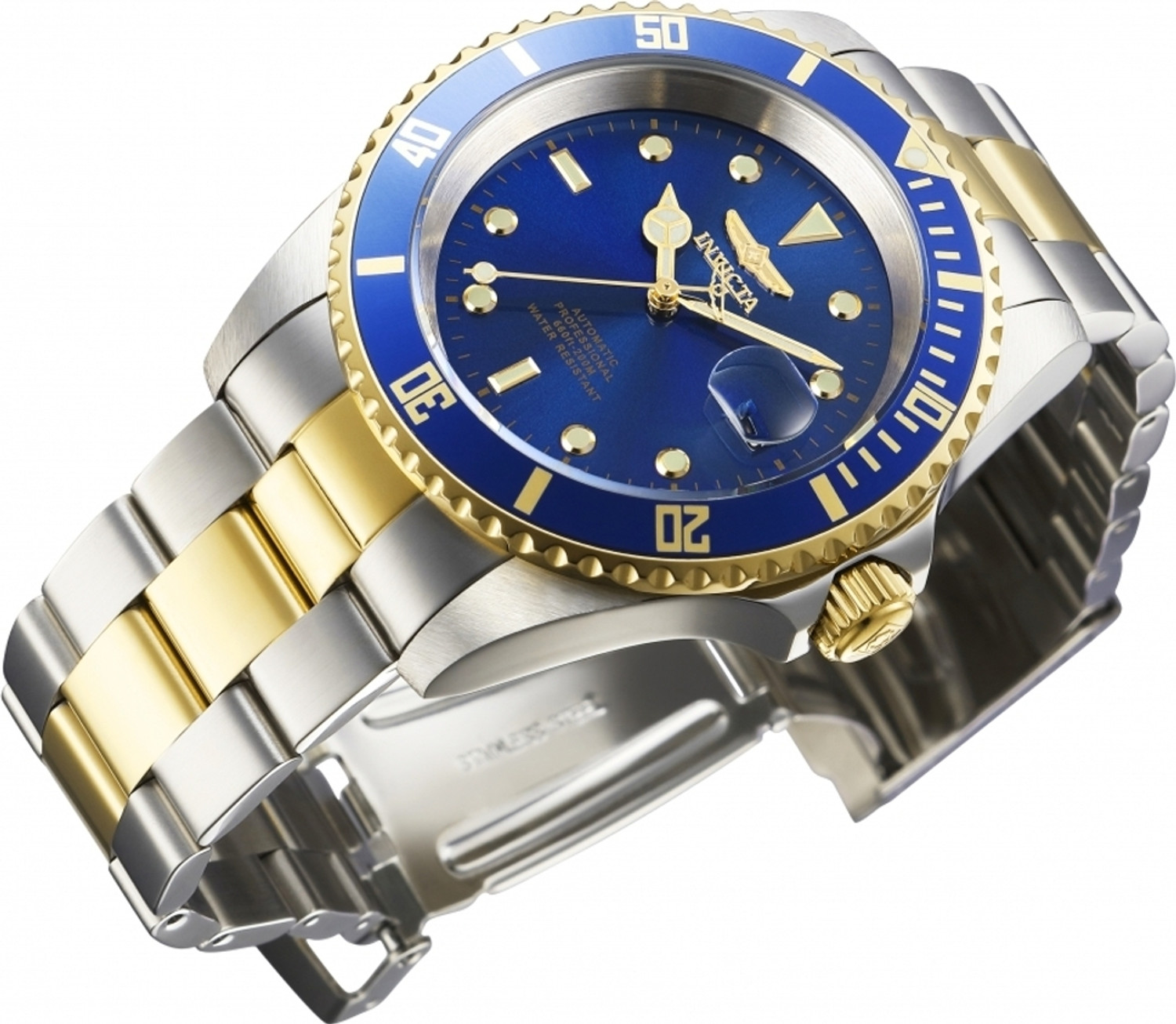 Image of INVICTA Pro Diver Pro Diver Automatic Blue Dial Analog Watch - For Men