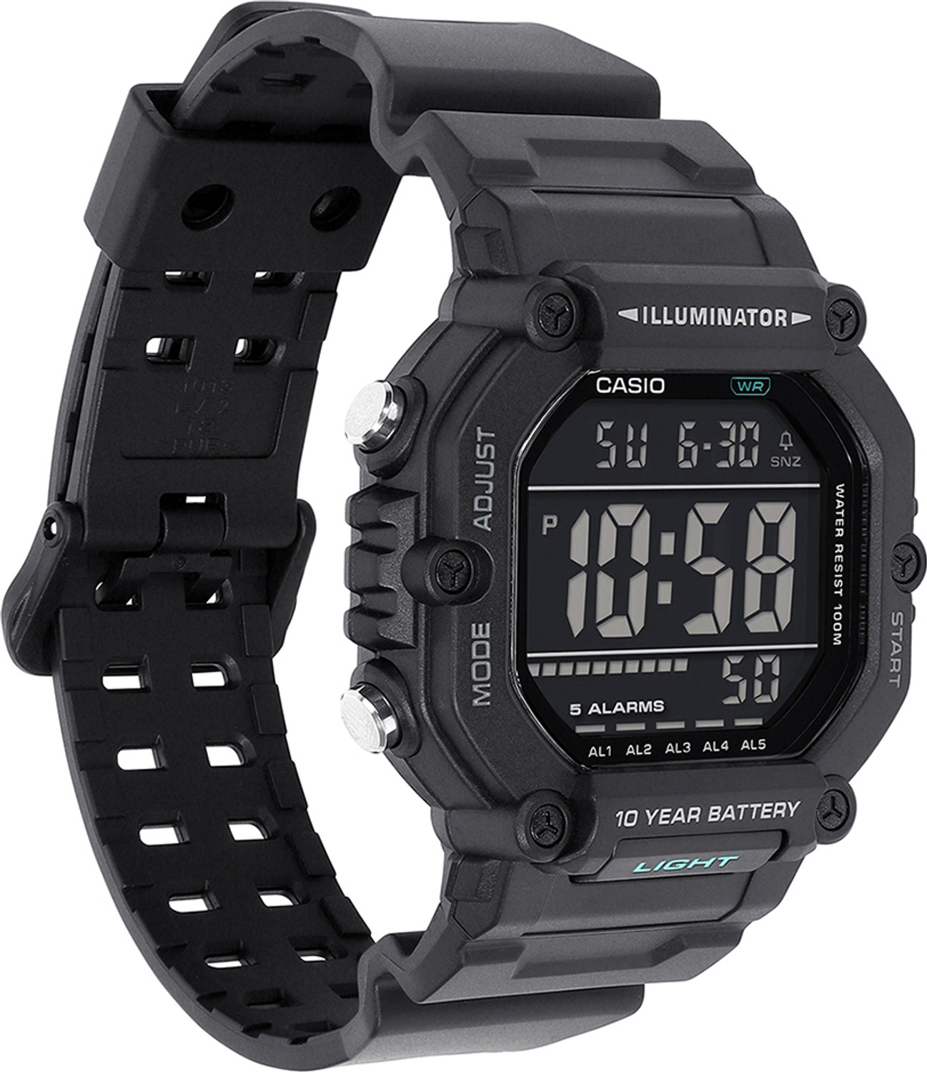 Image of CASIO AE-1600HX-1BVDF CASIO Digital Watch - For Men & Women