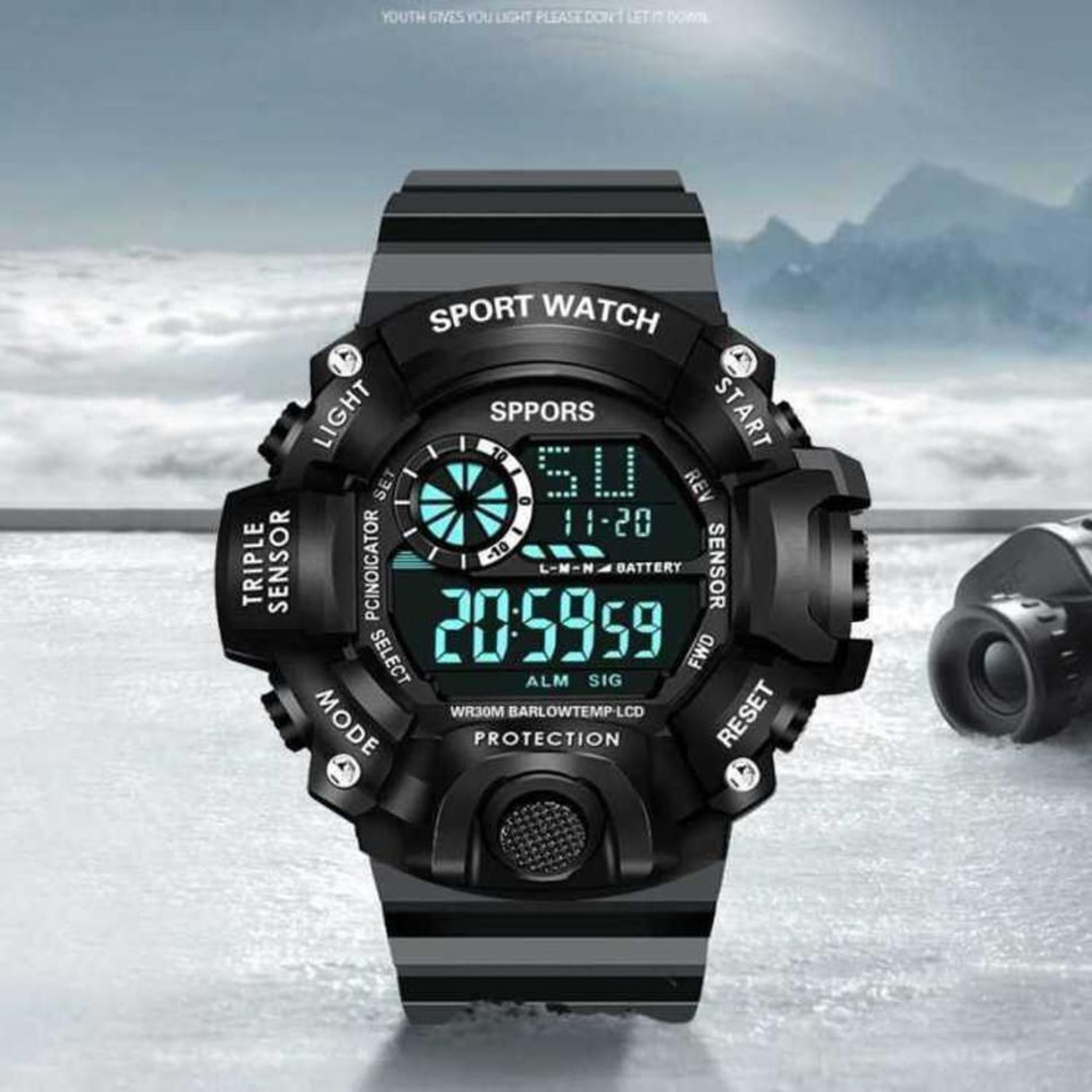 Image of Zienz Stylish Designer Digital Watch - For Boys