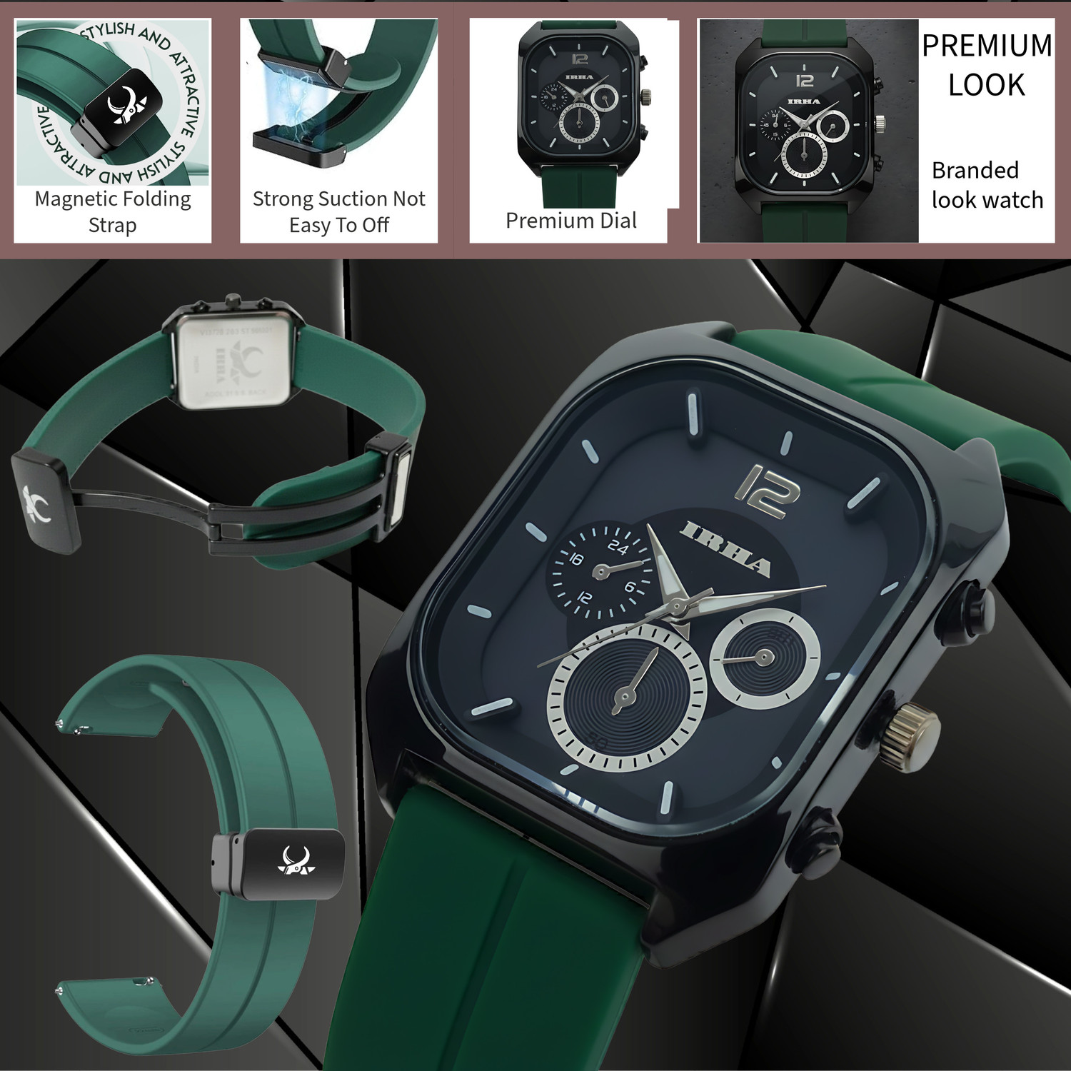 Image of IRHA Analog Watch - For Men & Women