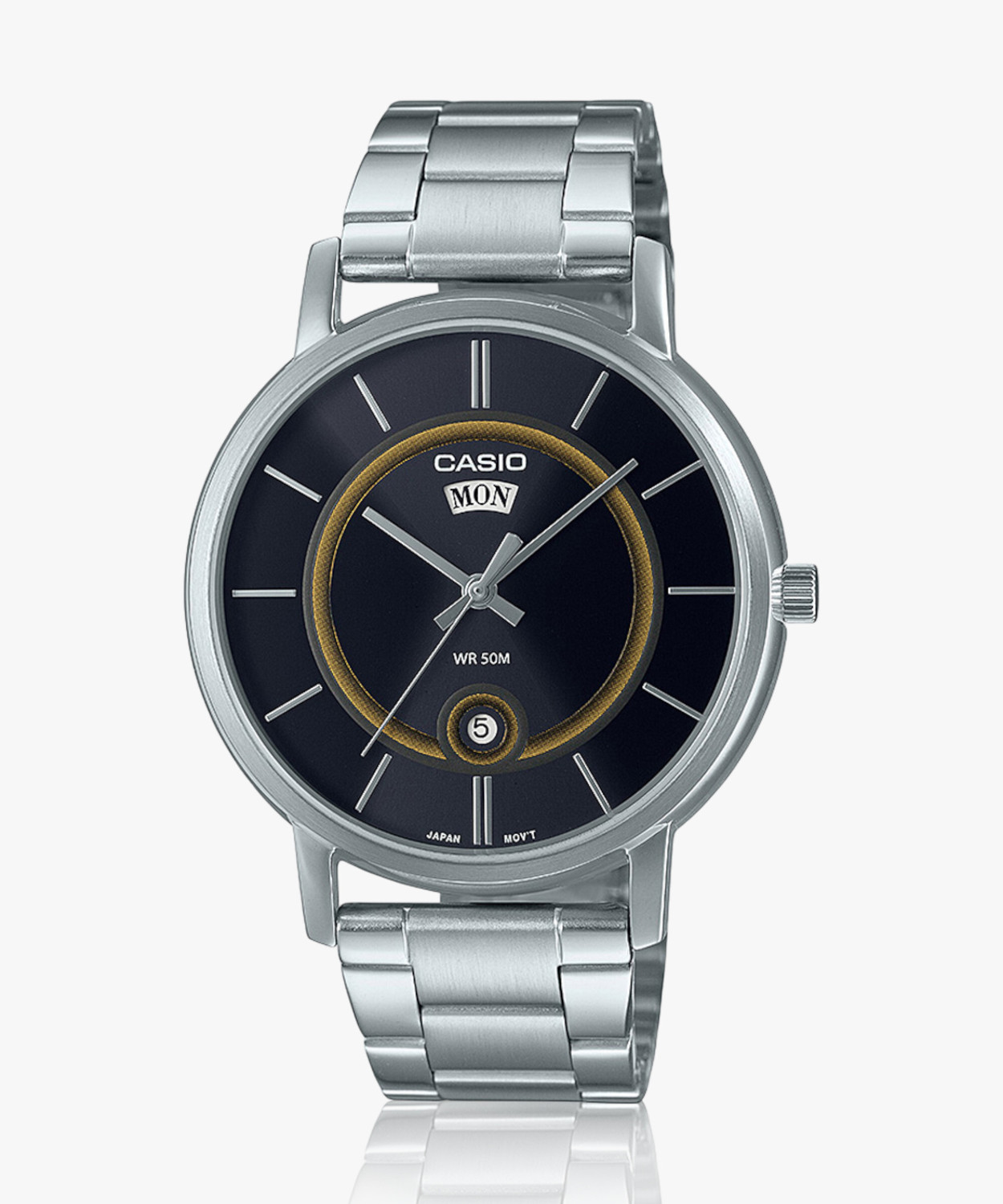 Image of CASIO MTP-B120D-1AVDF Enticer Men Analog Watch - For Men
