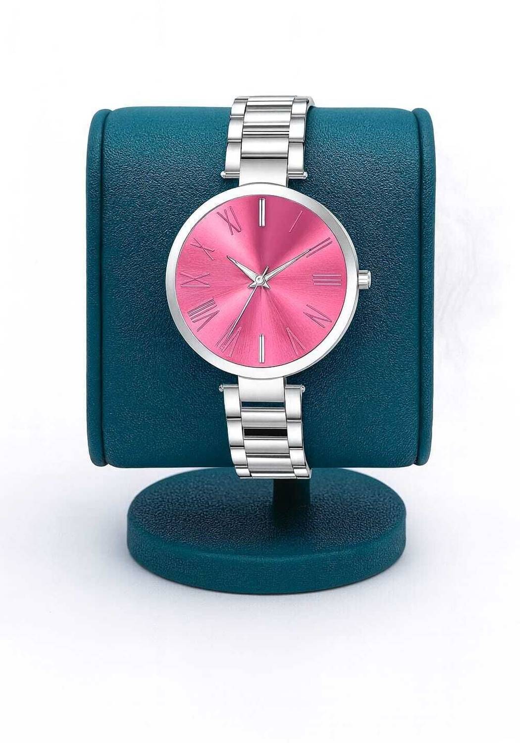 HPWATCH HW3-Silver-Pink_ZXC-02-GOLD Modern Minimalist Black Dial