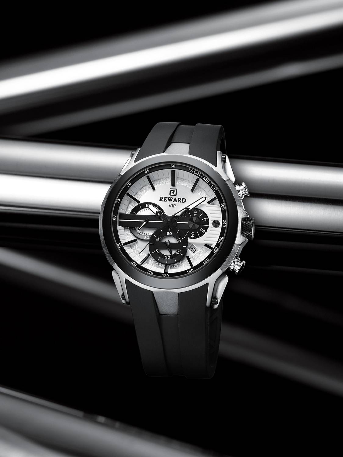 Reward RD83046M-B Black Analog Watch For Men - Image 3