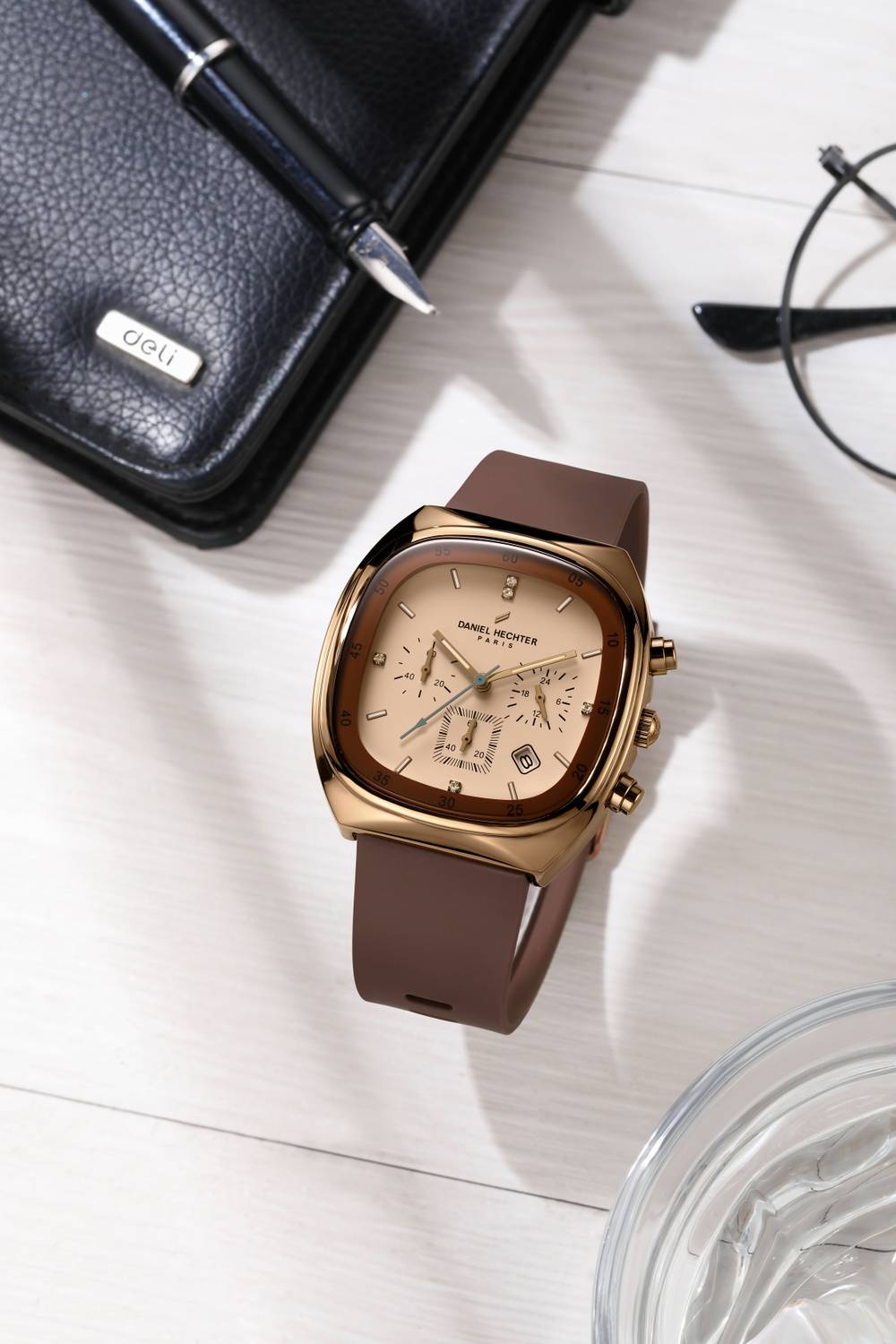 Daniel Hechter Paris Bercy Beige Watch - Image 4
