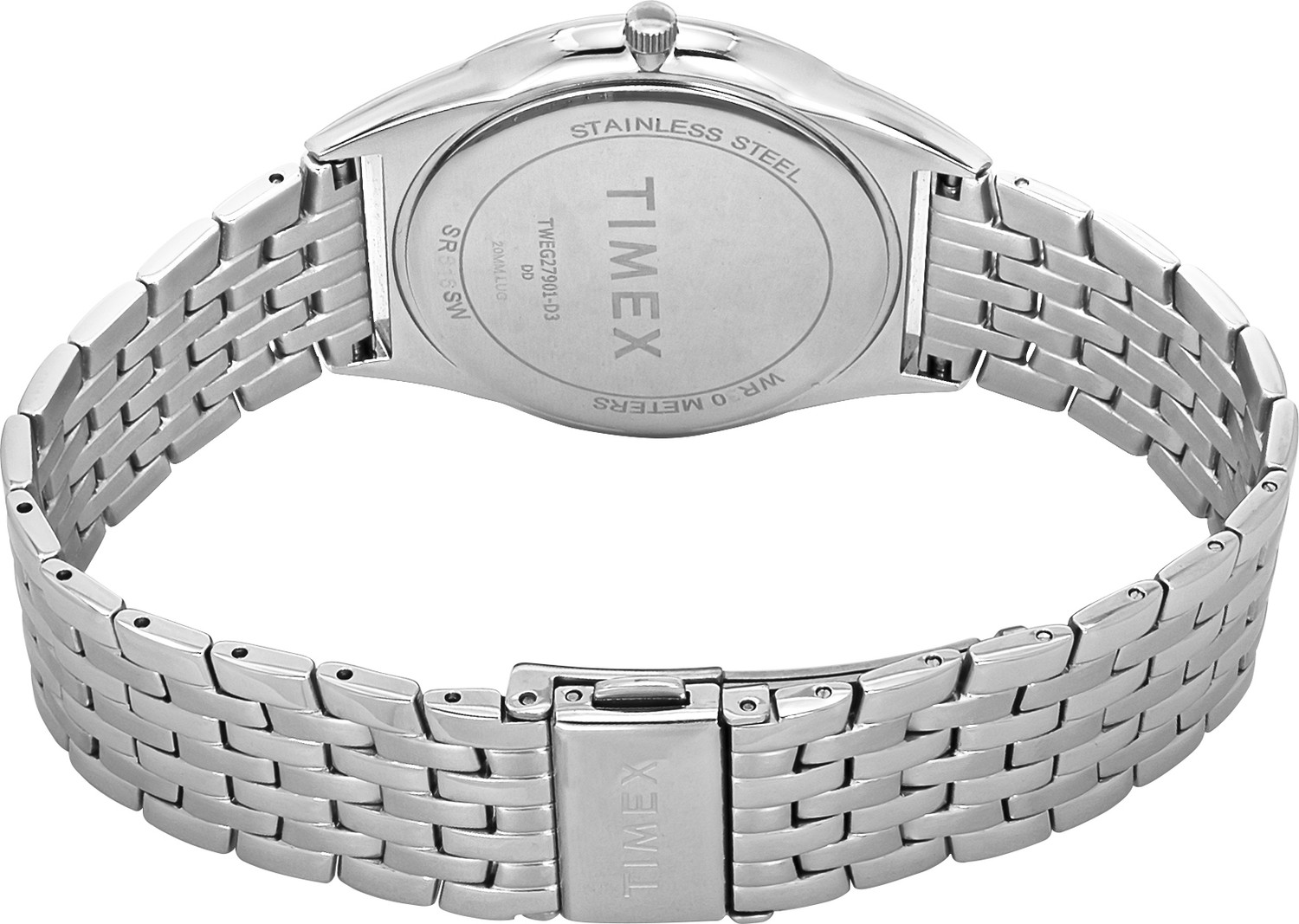 Image of TIMEX TWEG27901 Signio Round 40mm Blue Dial Analog Watch - For Men