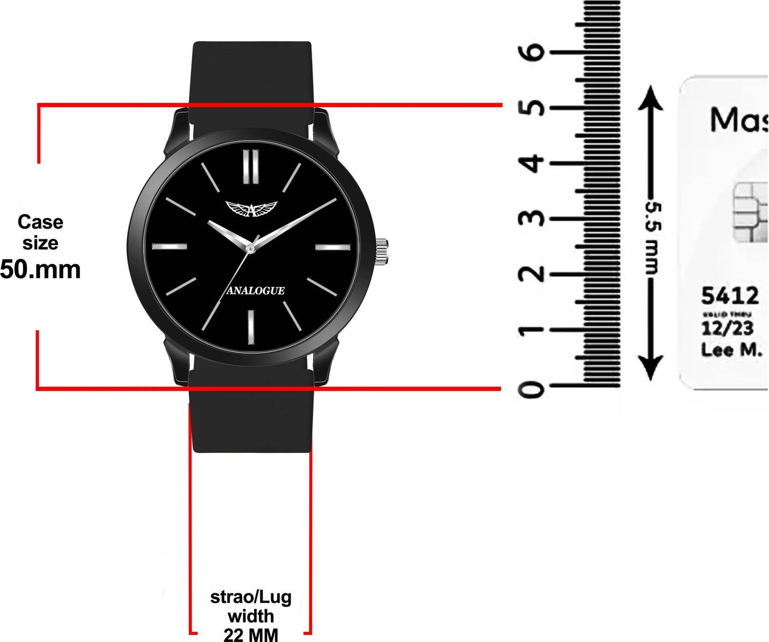 ANALOGUE Minimalist Slim Series Smart Watch Strap - Image 3