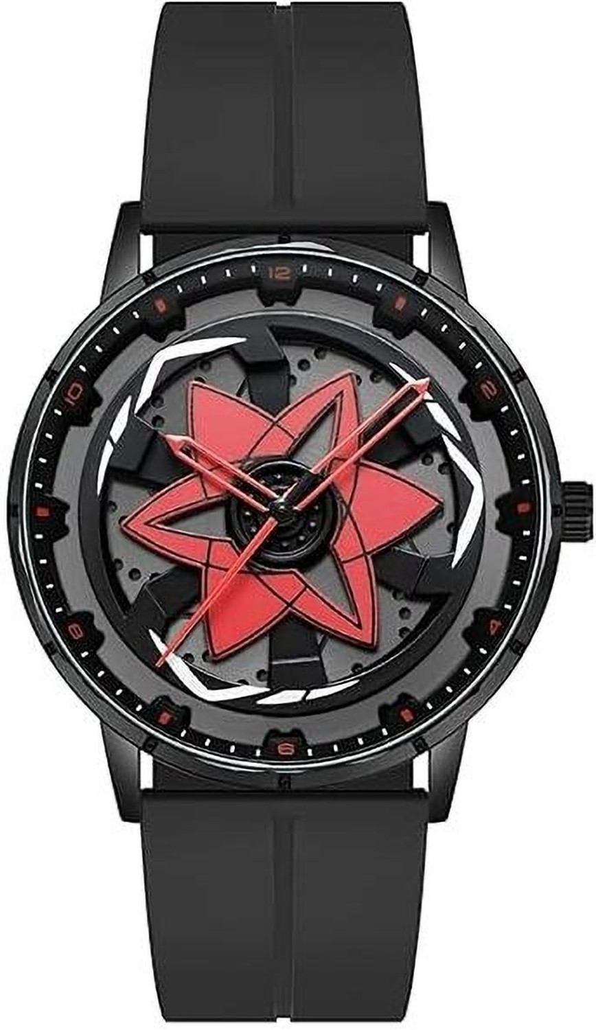 Image of TimePiece Star Spinner Wheel Rotating Dial Star Spinner Wheel Rotating Dial Analog Watch - For Men