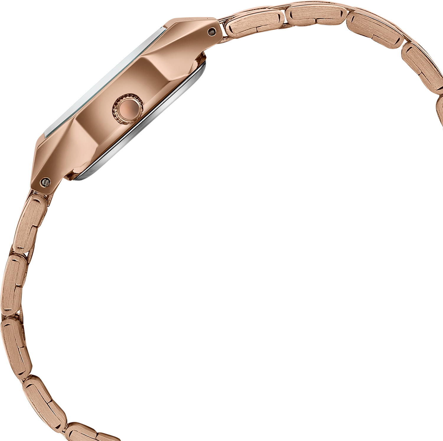 Image of SONATA Poze 8 Sonata Poze 8 Quartz Pink Dial IP Rose Gold 304SS Sheet Metal Strap Analog Watch - For Women