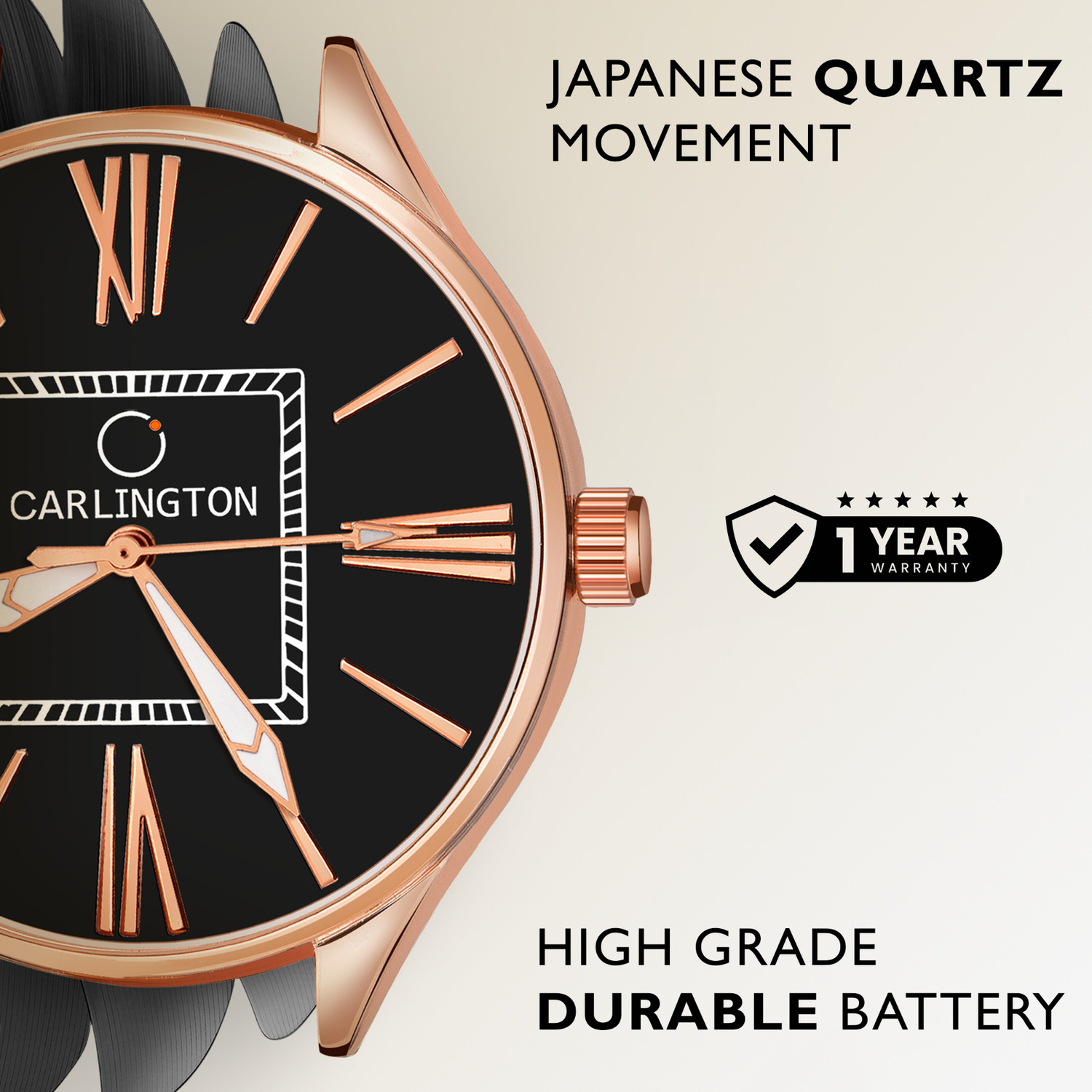 Image of Carlington CT2015 Carlington Elite Ladies With Self Adjustable Mesh Strap And Water Resistant Analog Watch - For Women