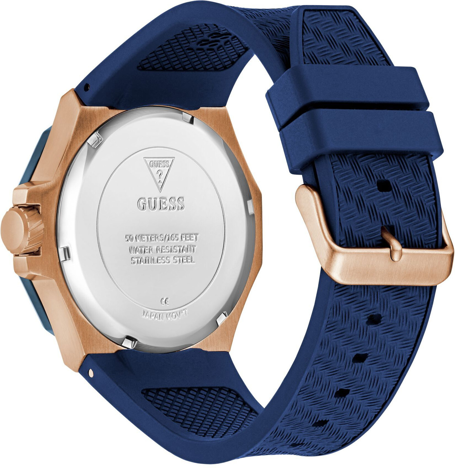 Image of GUESS GW0853G3 GUESS Indy Blue Round Dial Analog Watch - For Men