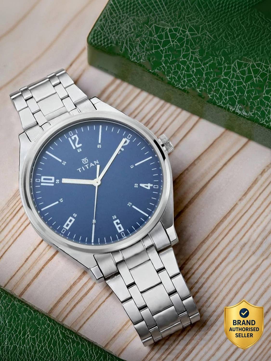 Titan Workwear Zen Blue Dial Watch
