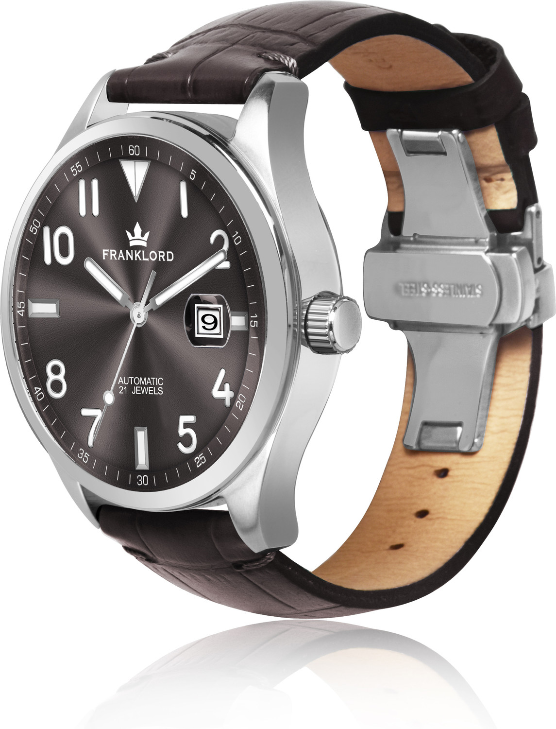 Image of FRANKLORD Eclipse Regal Sapphire Series Analog Watch - For Men