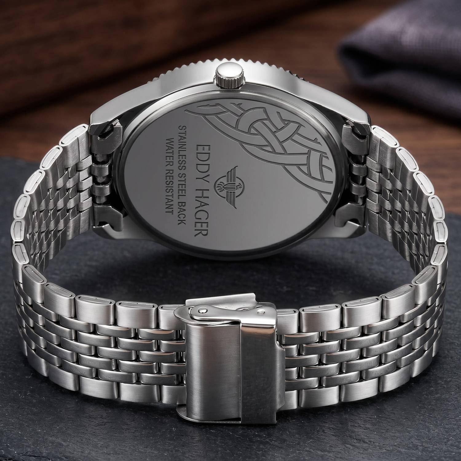 EDDY HAGER EH-316-BLACK Men's Analog Watch - Image 5