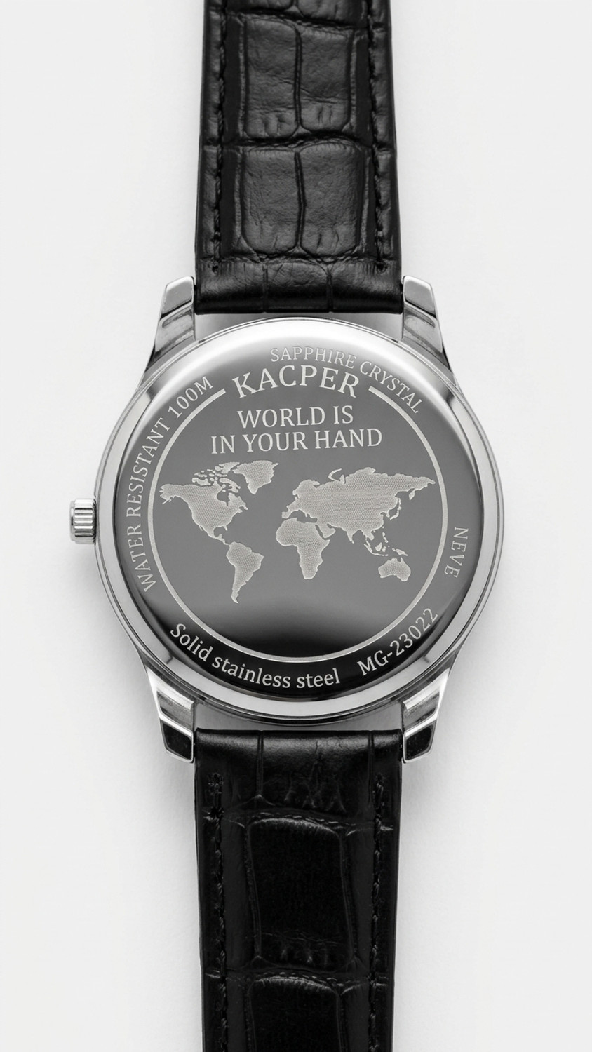 Image of Kacper KCP-SKEL-01 KACPER Chrono-Skeleton Series Analog Watch - For Men