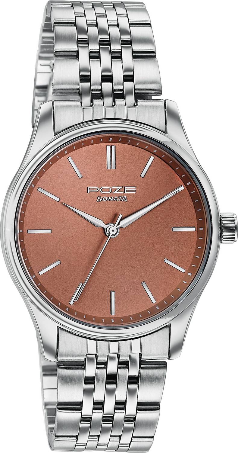 Sonata Poze Beach Pop Quartz Brown Men's Watch - Image 3