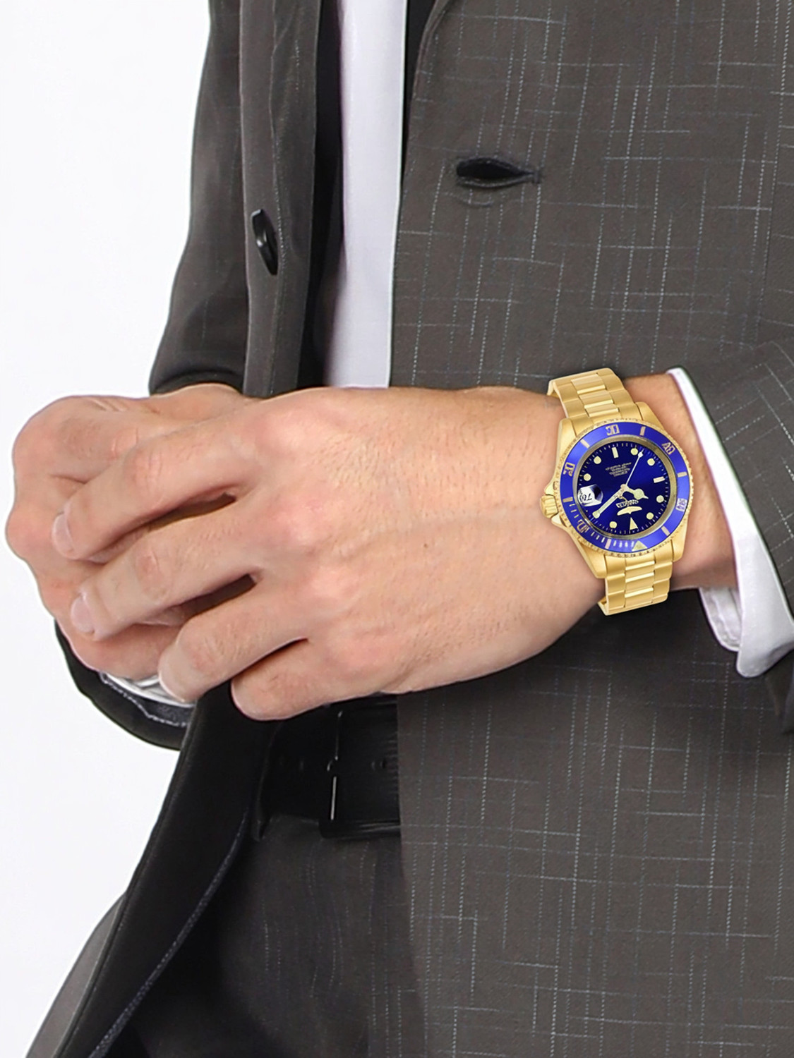 Image of INVICTA 8930OB Pro Diver Automatic Blue Dial Analog Watch - For Men
