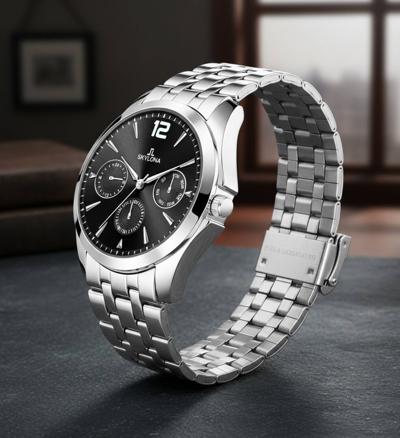 SkyLona Non-functional Subdials Analog Watch for Men