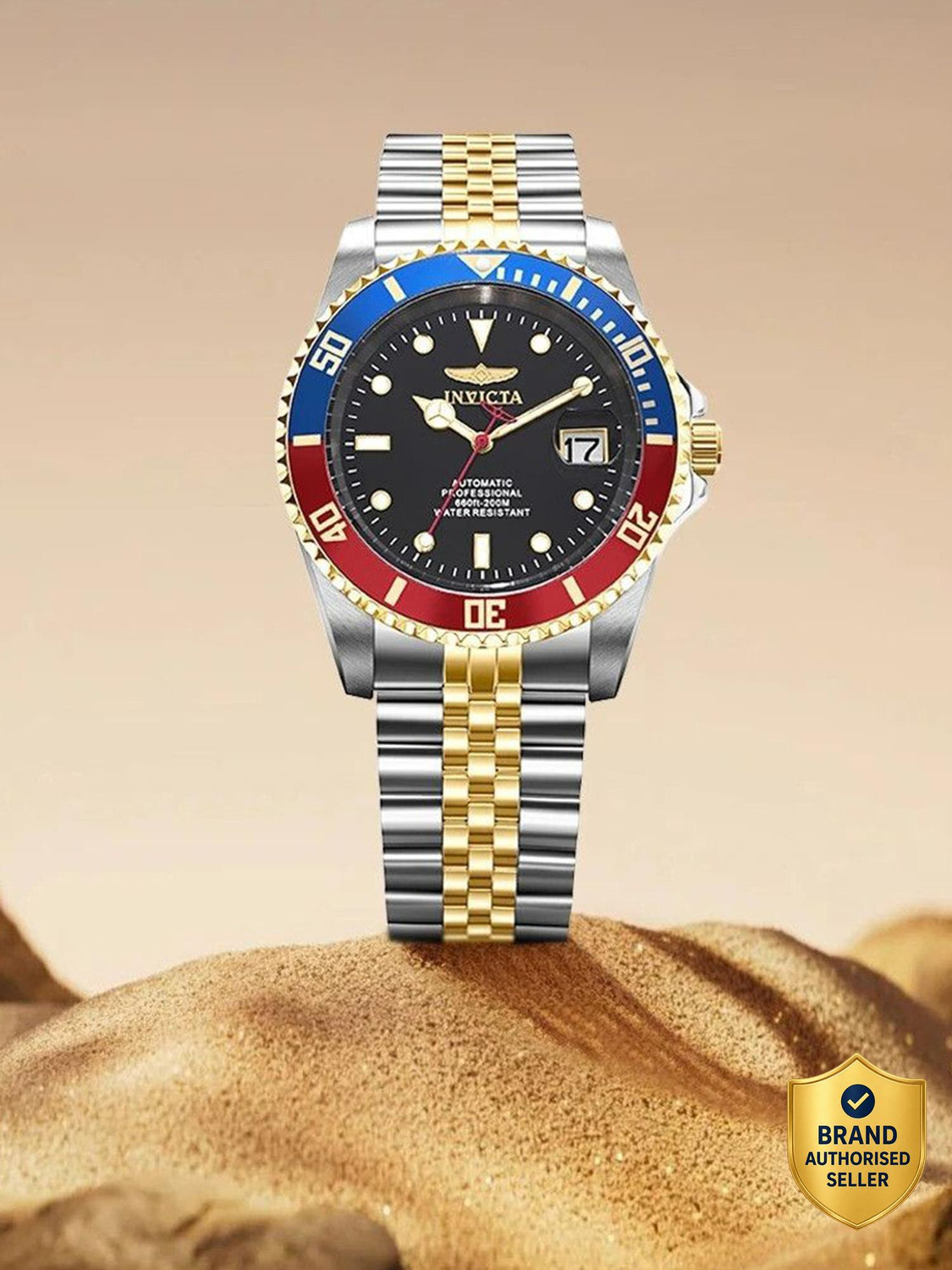 INVICTA 29180 Pro Diver Automatic Black Dial Analog Watch - For