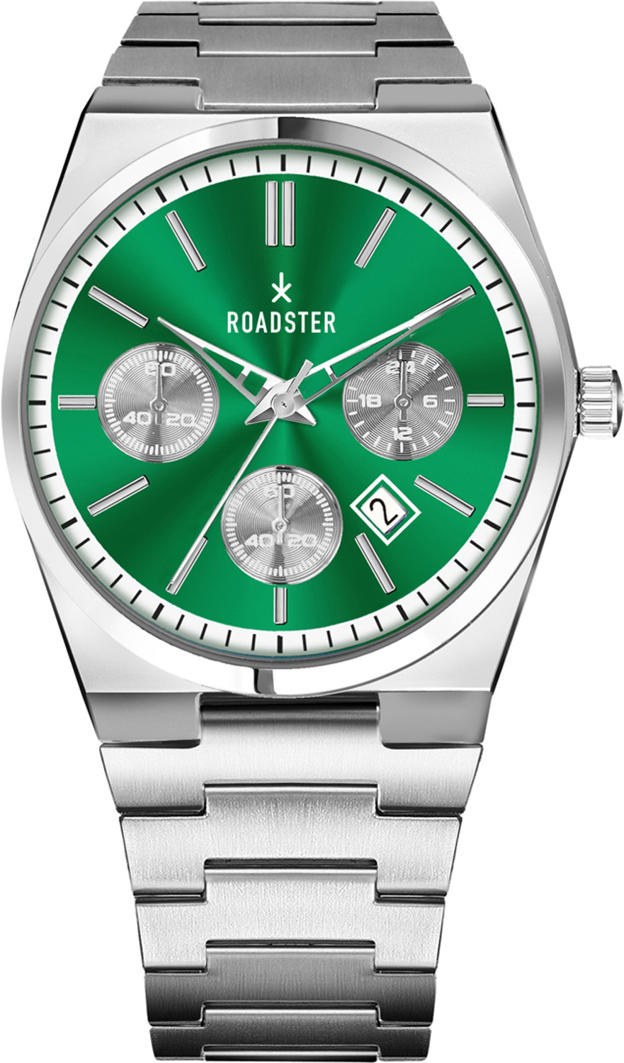 Image of Roadster RDSTR-9507 Roadster Stainless Steel Chain Watch For Mens Quartz Wrist Chrono Brand Classic Analog Watch - For Men