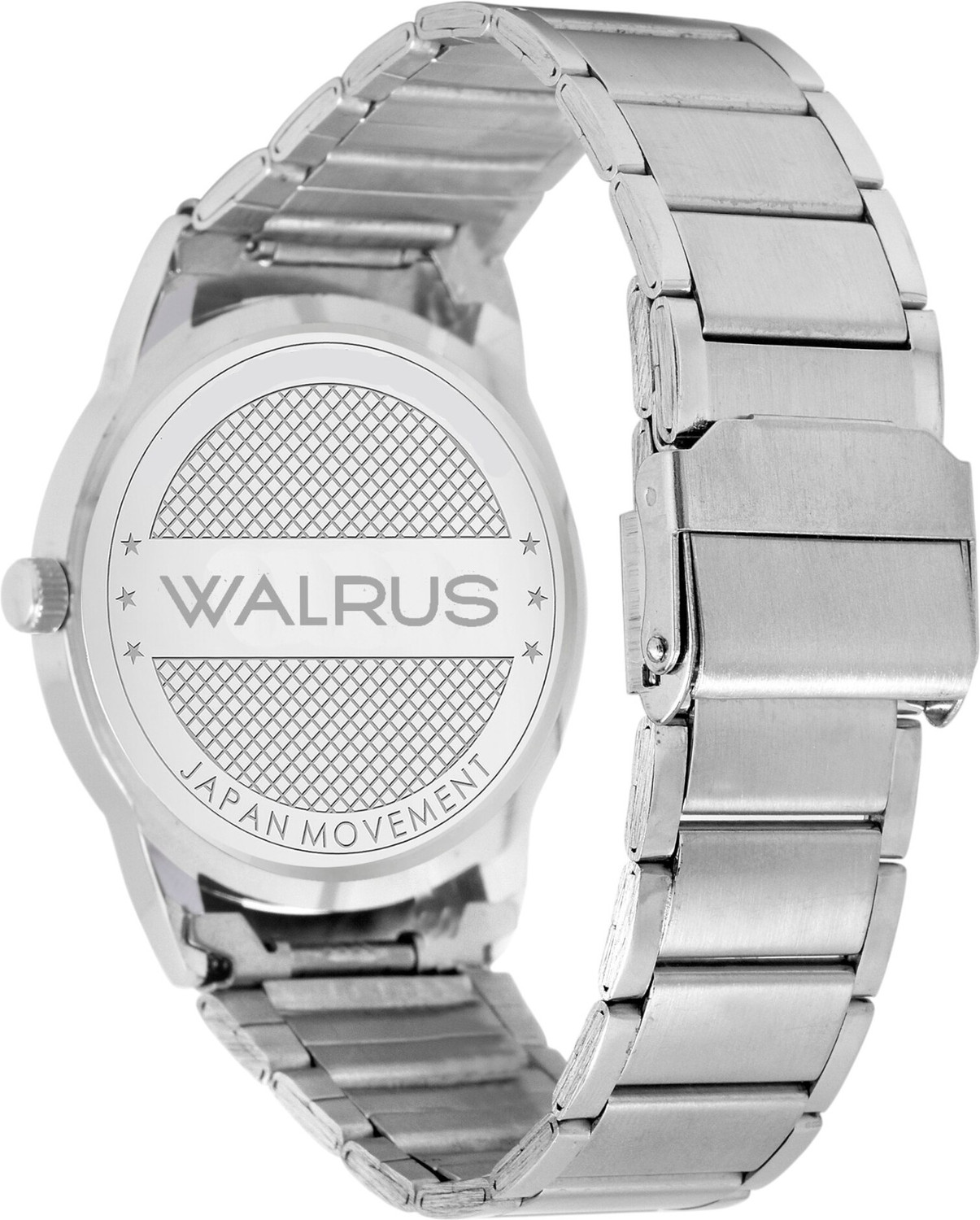 Image of Walrus Lo-Polo-103WASS Walrus Medium Size Grey Dial Adjustable Stainless Steel Strap Analog Watch - For Men & Women