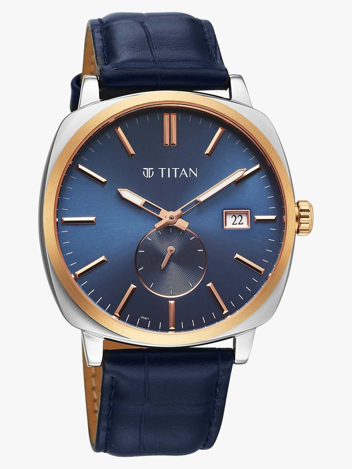 Image of Titan Classique Titan Classique Blue Round Dial Men's Watch / Analog Watch - For Men