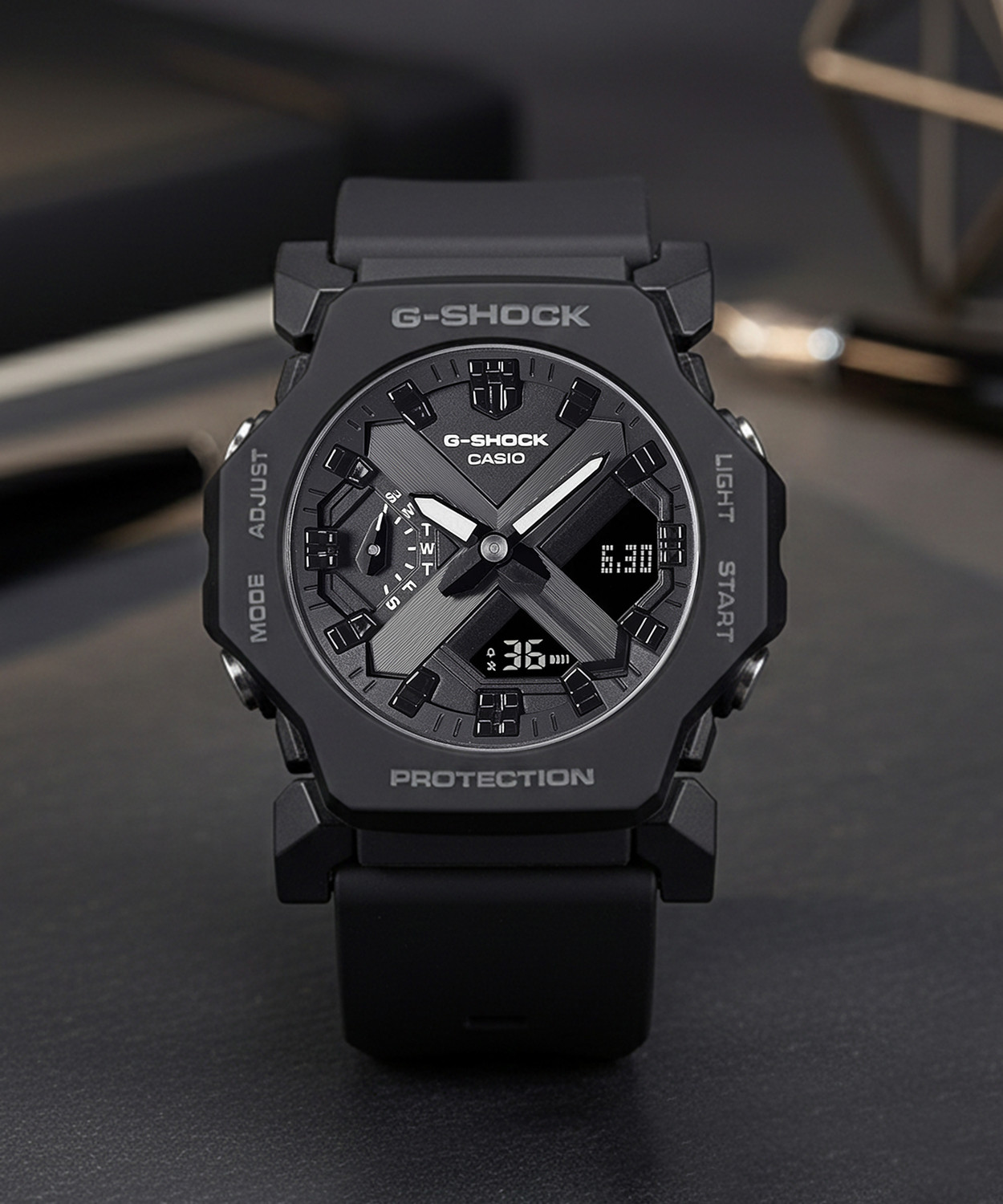 Image of CASIO GA-2300-1ADR G-SHOCK Analog-Digital Watch - For Men
