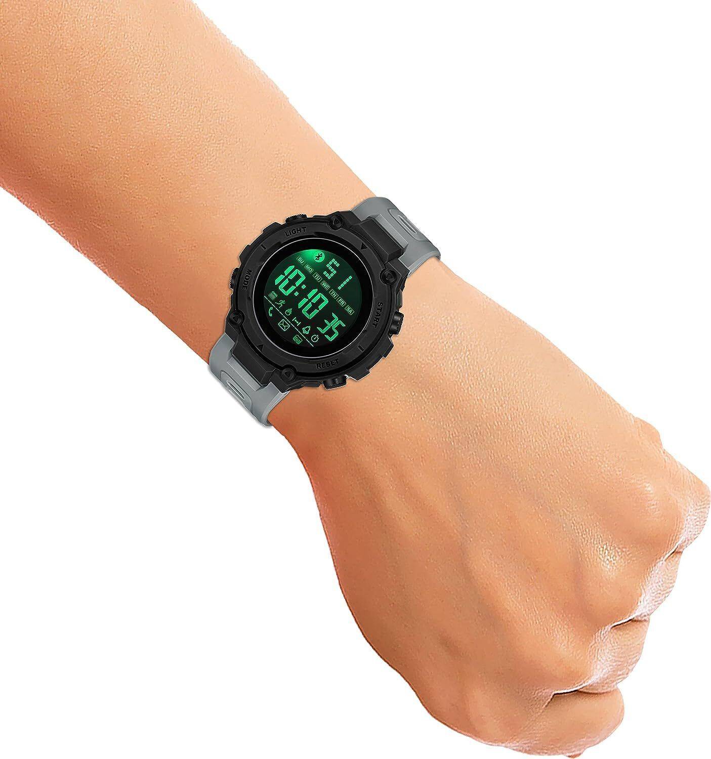 luxurit Black Sports Watch for Men - Image 3