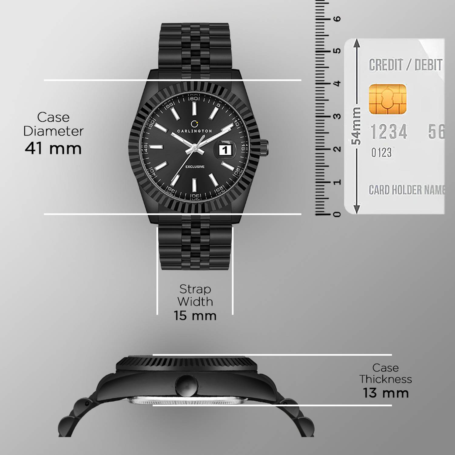 Carlington 8811 Premium Men's Watch - Image 3