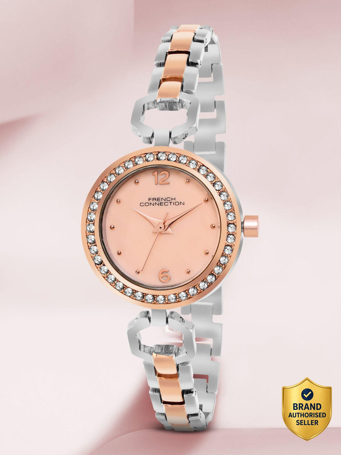 Image of French Connection Starla Starla Rose Gold Round Dial | Analog Watch for Women's | FCN079RTM Analog Watch - For Women